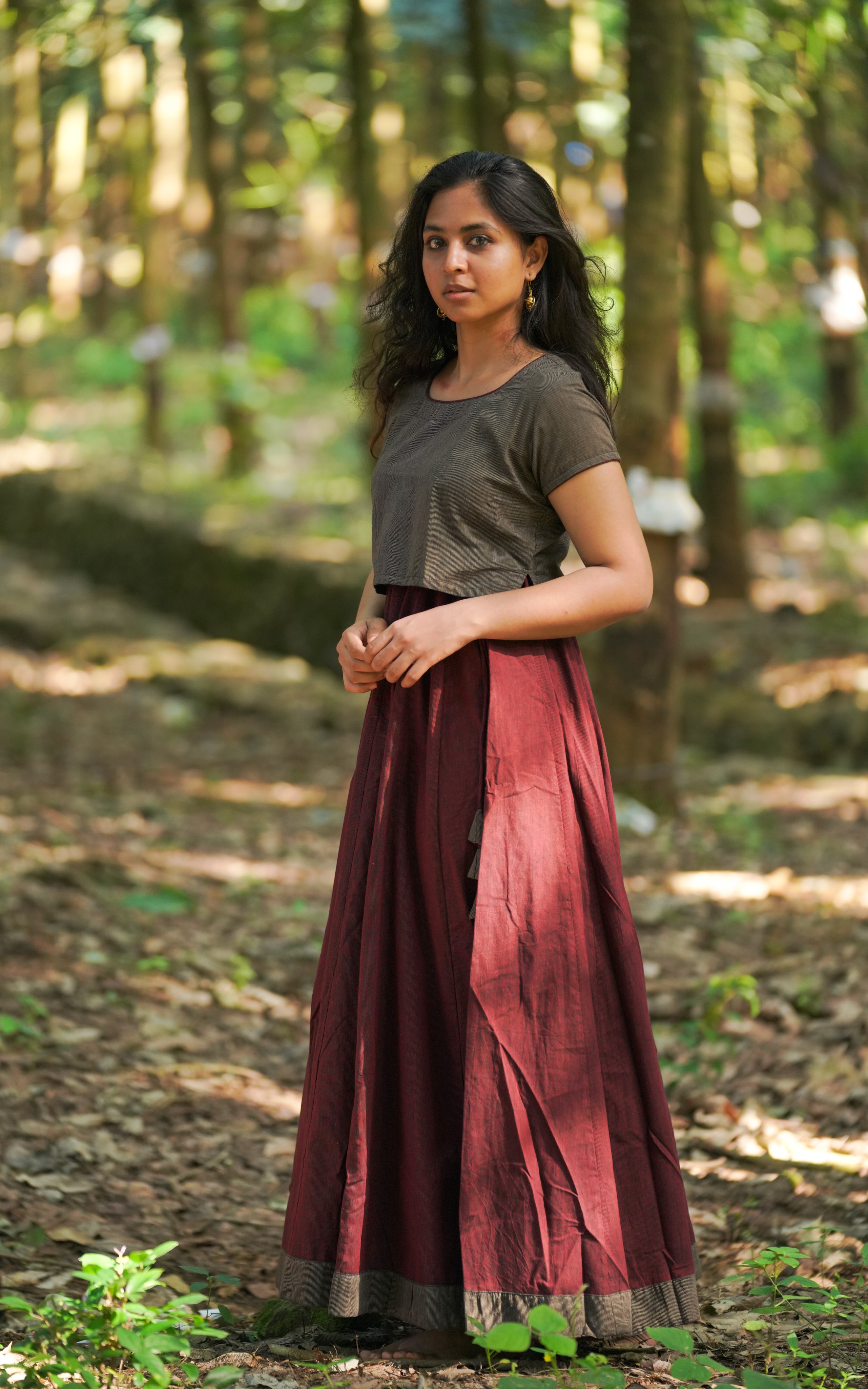 Raavanan movie tribal look skirt and top outfit
