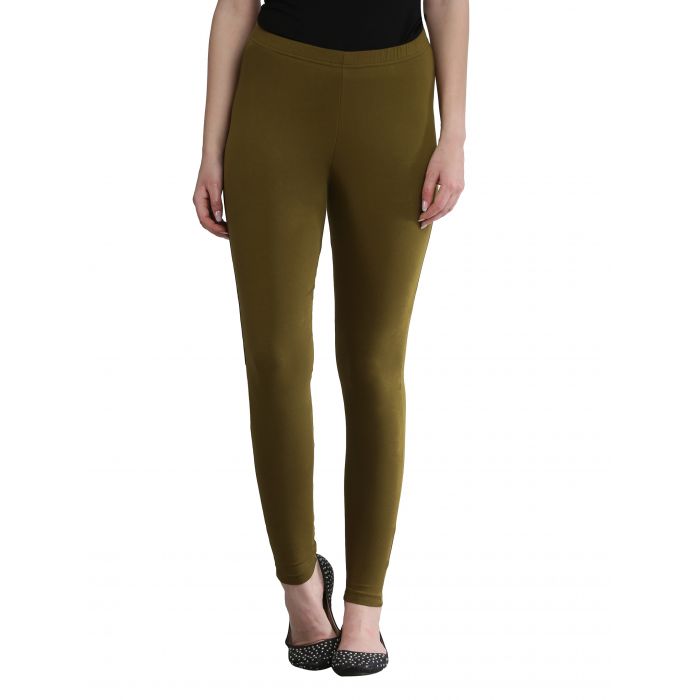 Henna Ankle Legging Side View - Comfortable Women's Legging - Instore India