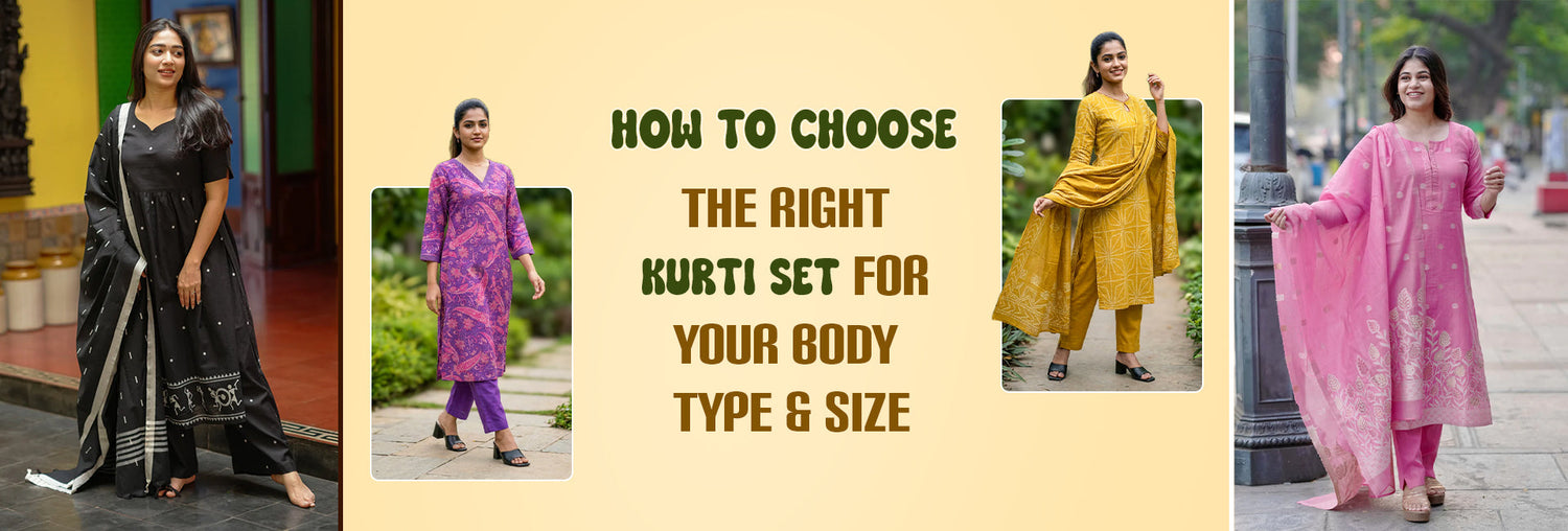 How to Choose the Right Kurti Set for Your Body Type & Size