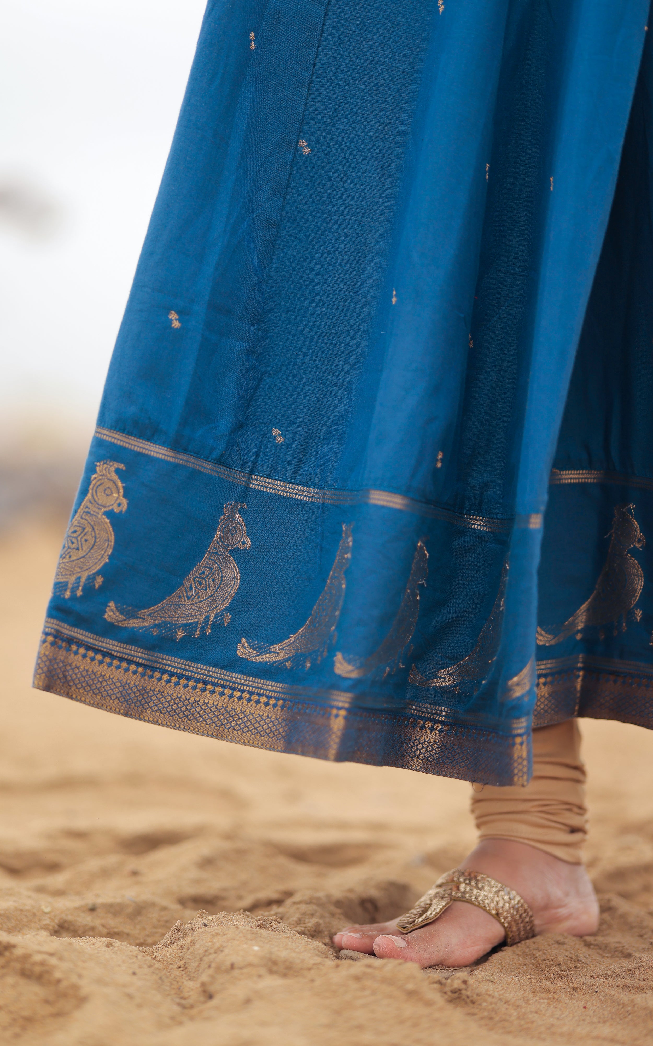 Paingili Peacock Blue (Kurti+Dupatta) Delivery Time 10 Working days