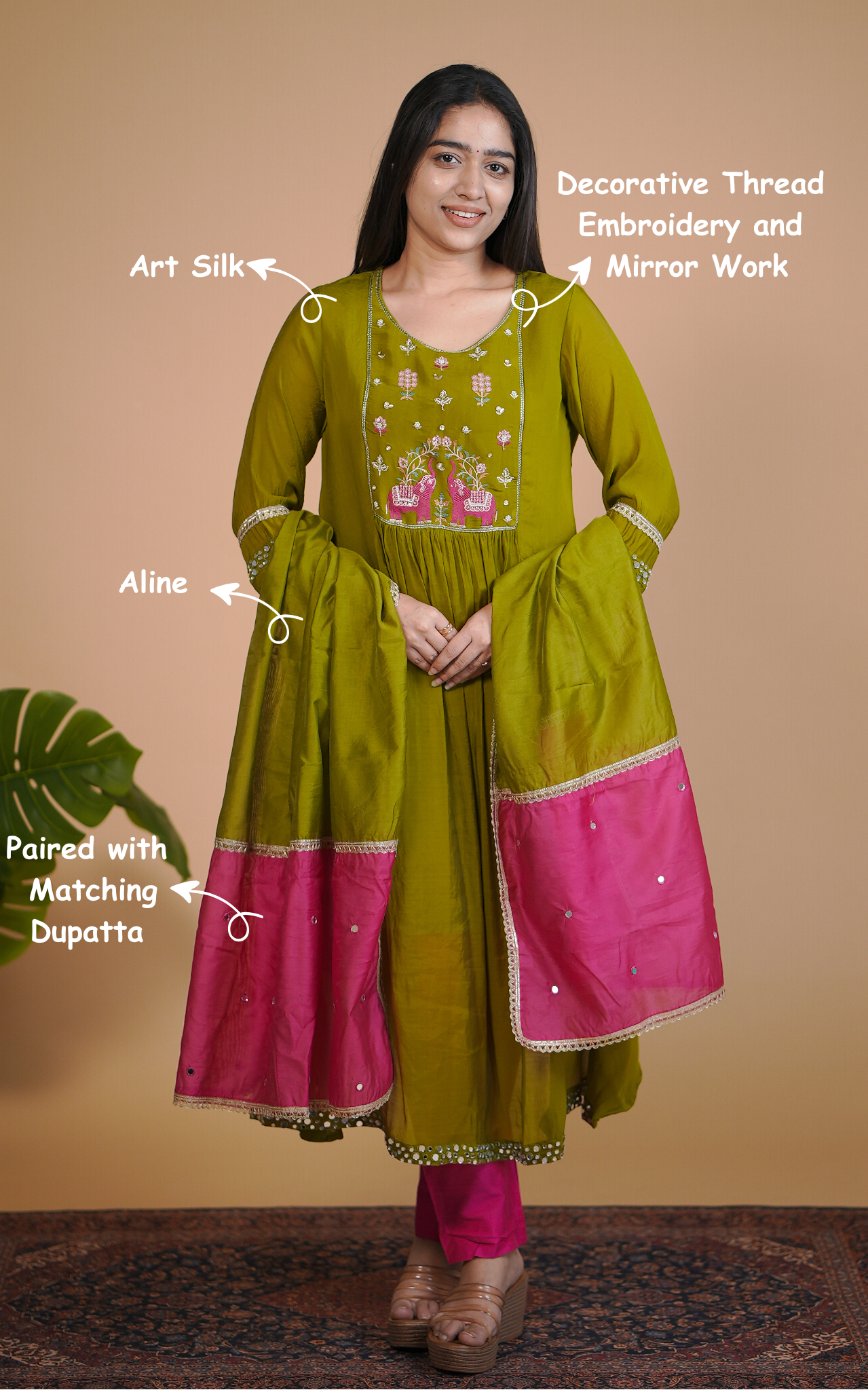 Aira B (Kurti+Dupatta)