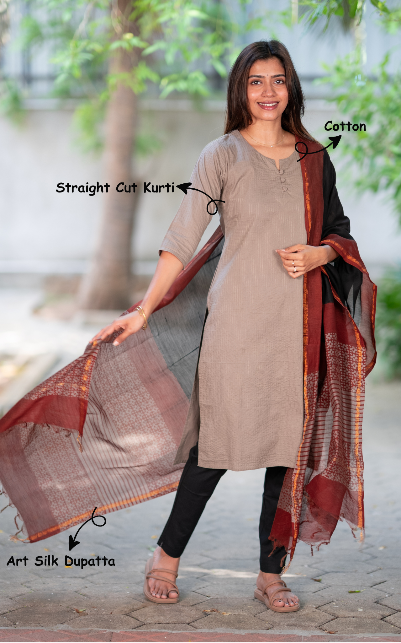 Sushma (Kurti+Dupatta)
