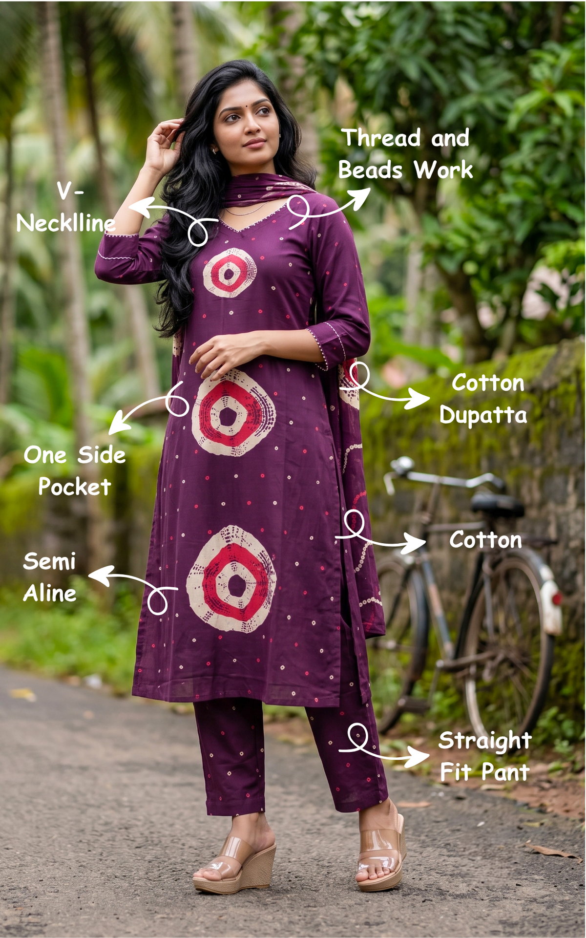 Kavika (Kurti+Pant+Dupatta)