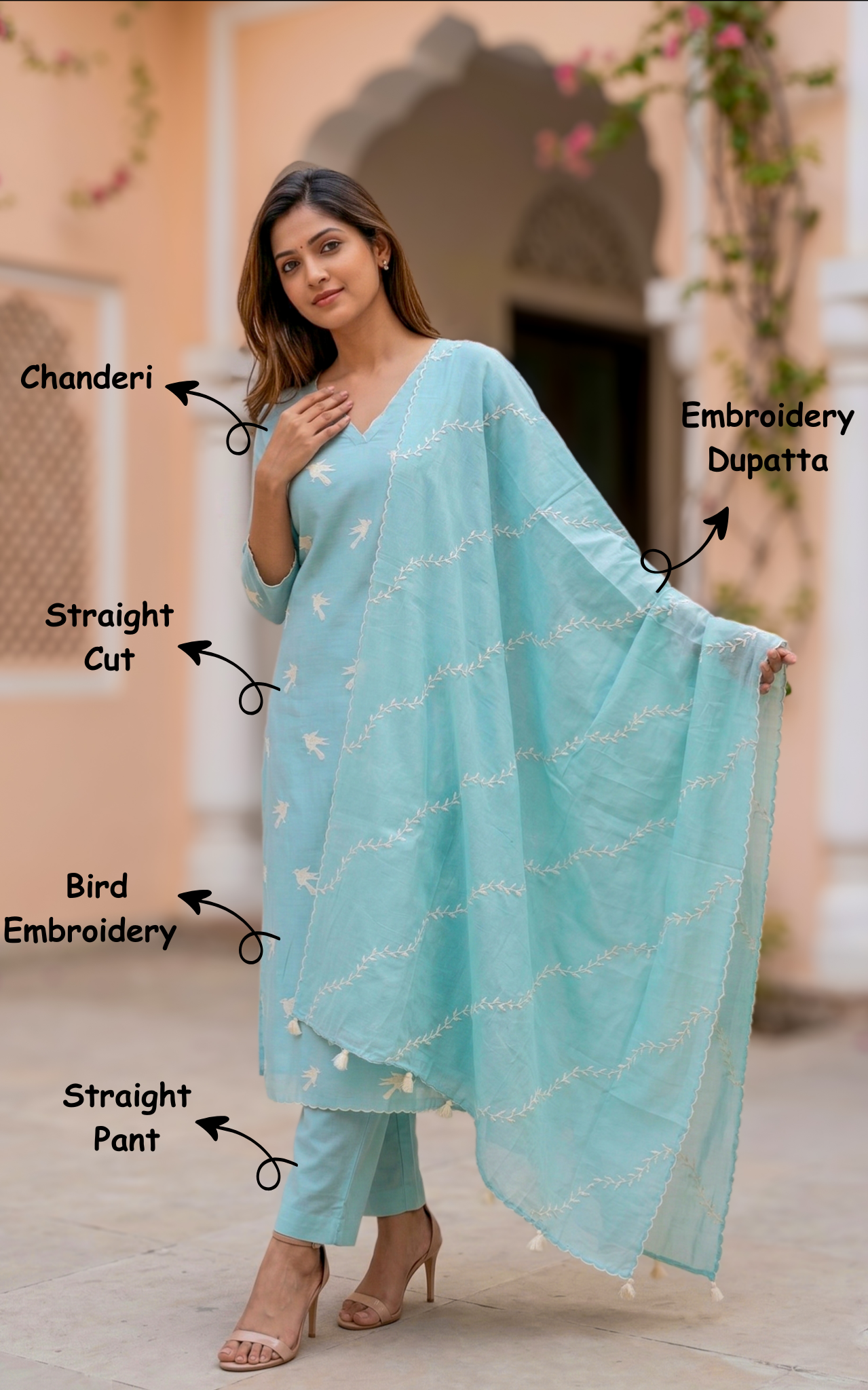 Siyara (Kurti+Pant+Dupatta)