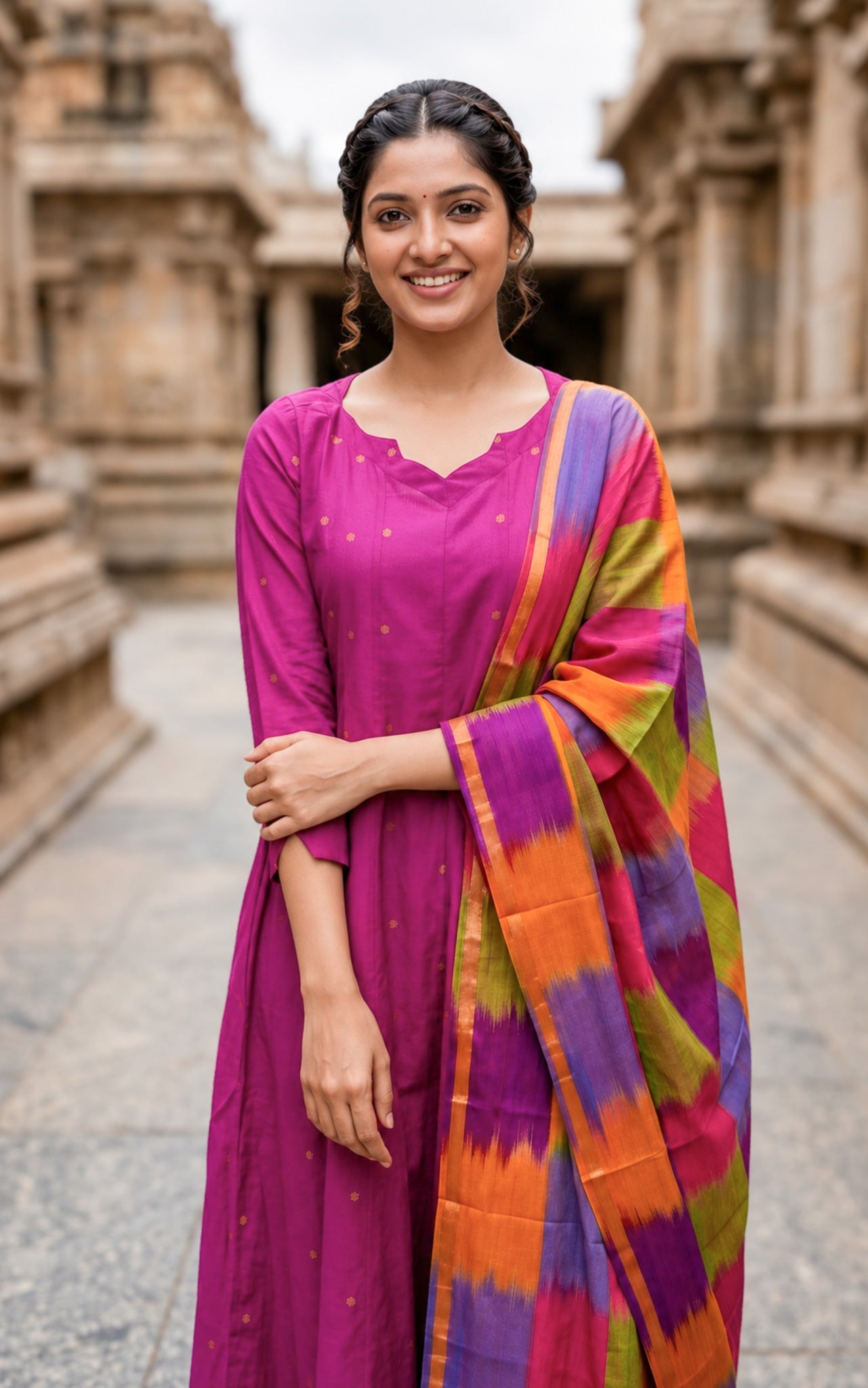 Thashika B (Kurti+Dupatta)