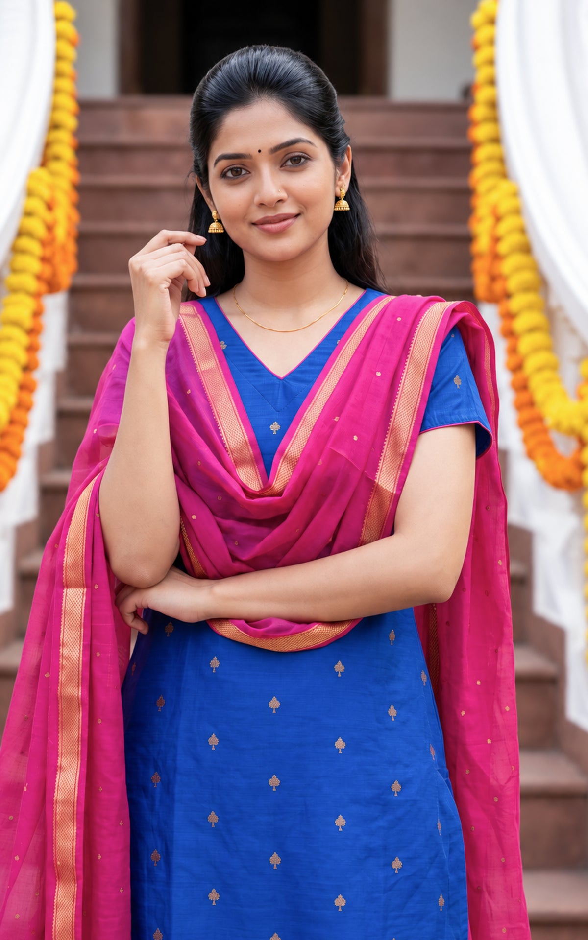 Snegalatha (Kurti+Dupatta)