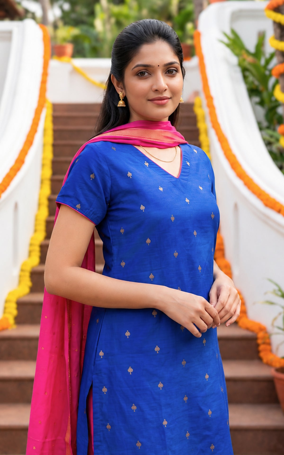 Snegalatha (Kurti+Dupatta)