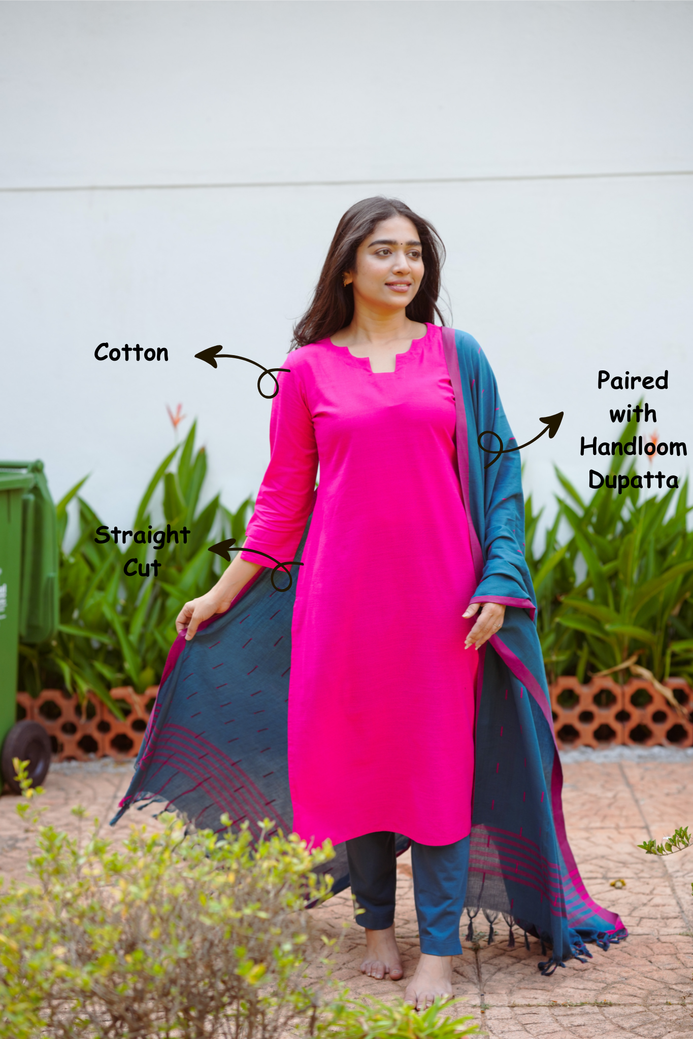 Daily Wear Cotton Kurti Set for Women
Elegant Cotton Kurti with Dupatta for Women