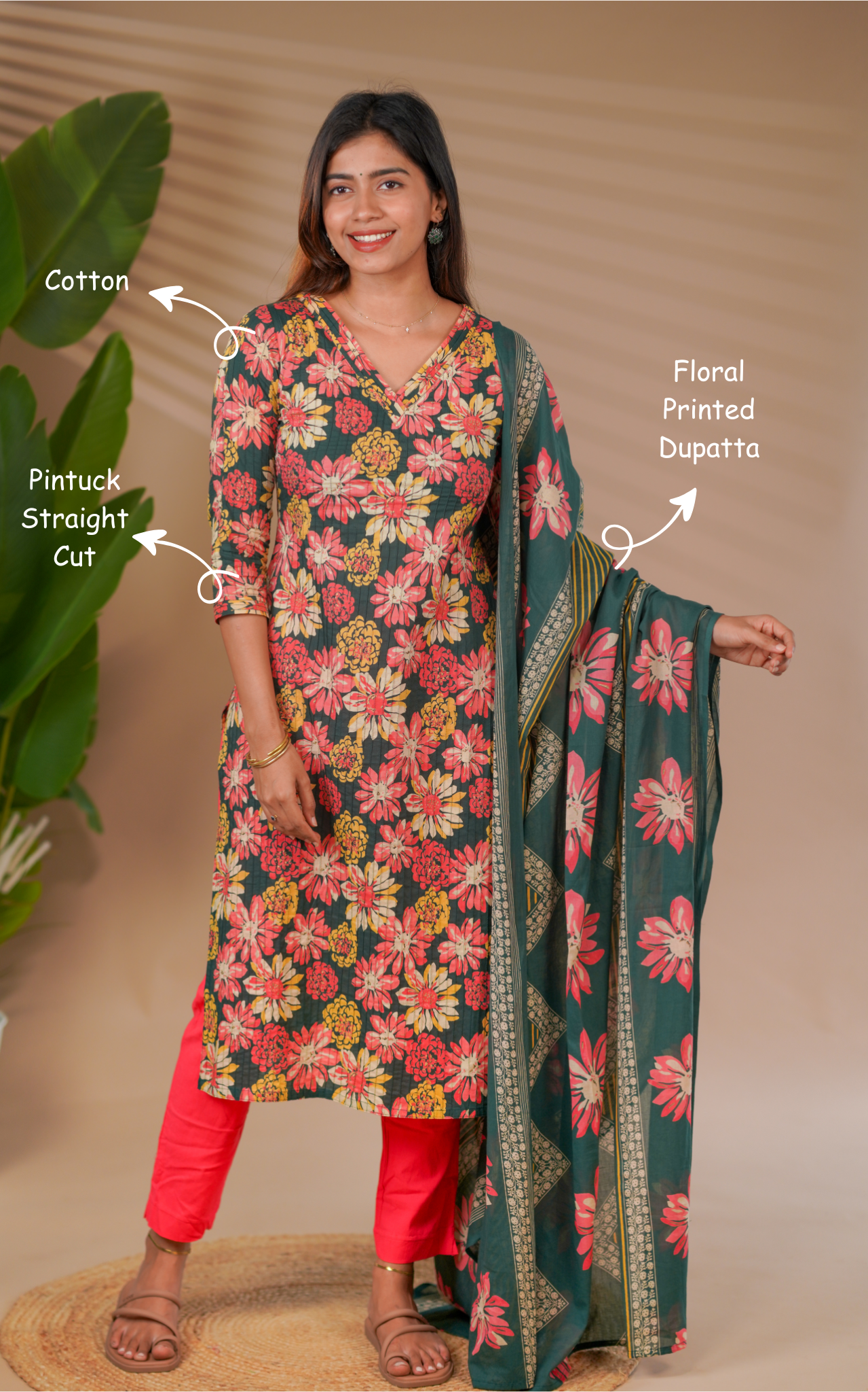 Allikodi B (Kurti+Dupatta)