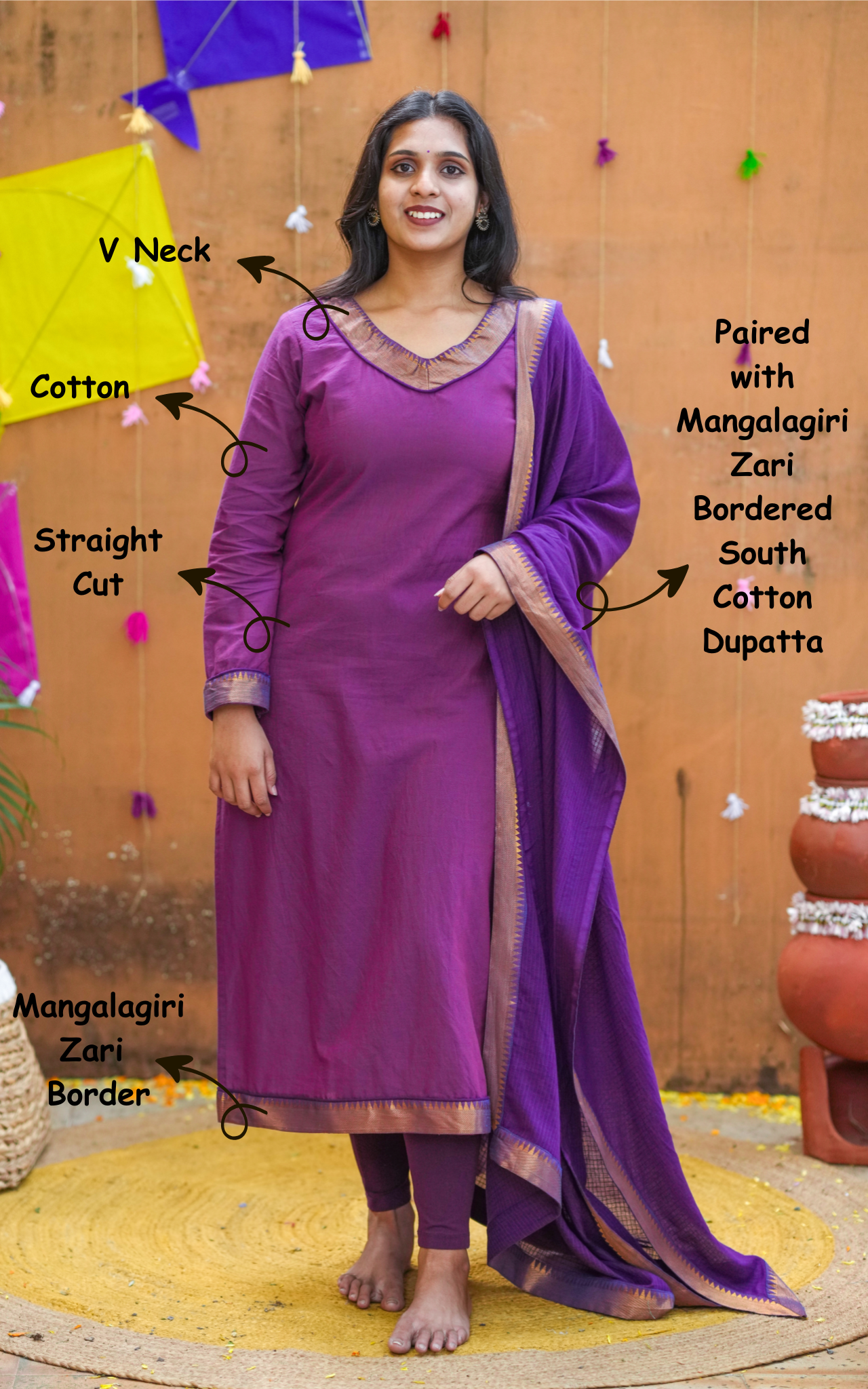 Hamsika (Kurti+Dupatta)