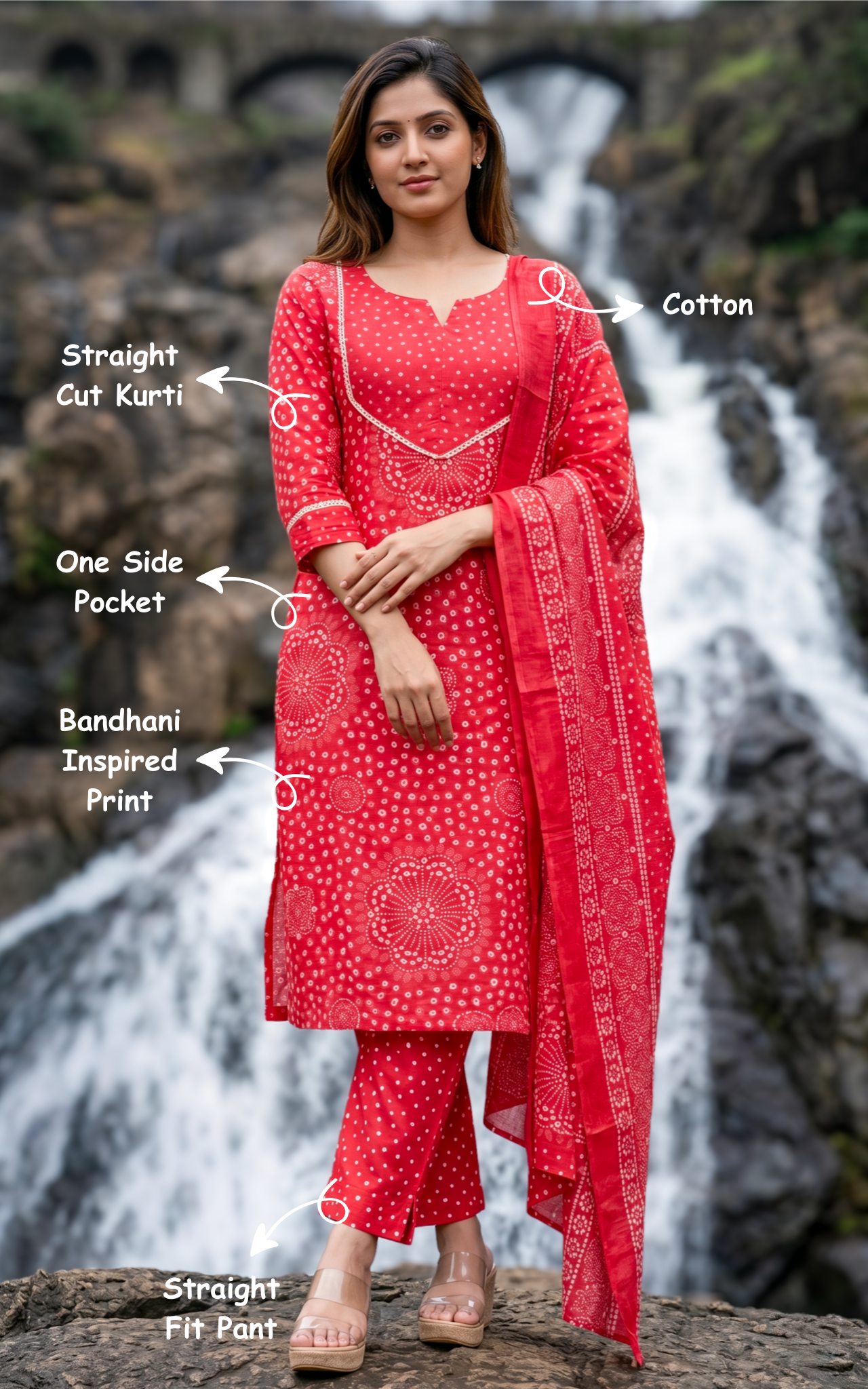 Cotton kurti set for women
