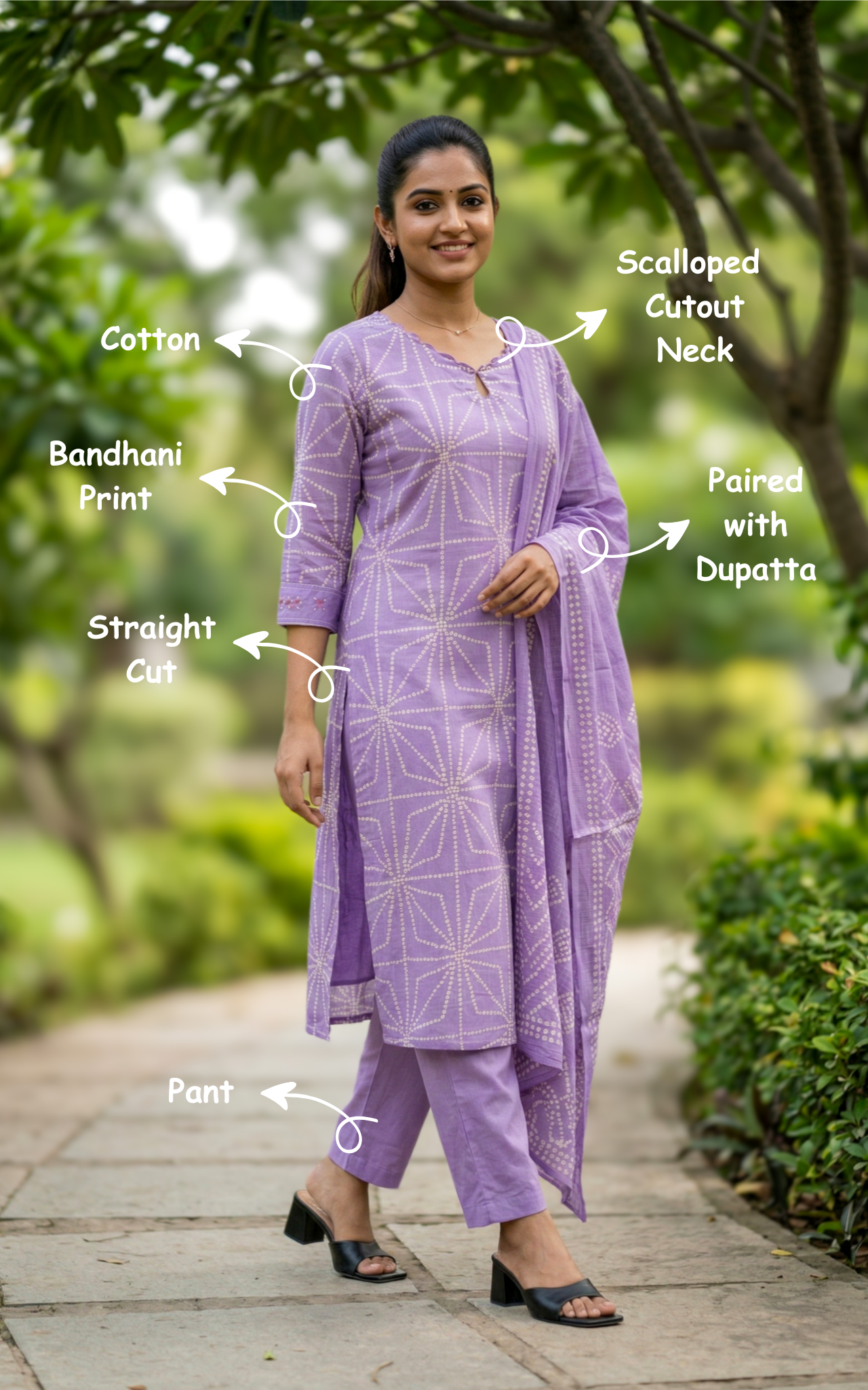 Sujali A (Kurti+Pant+Dupatta)