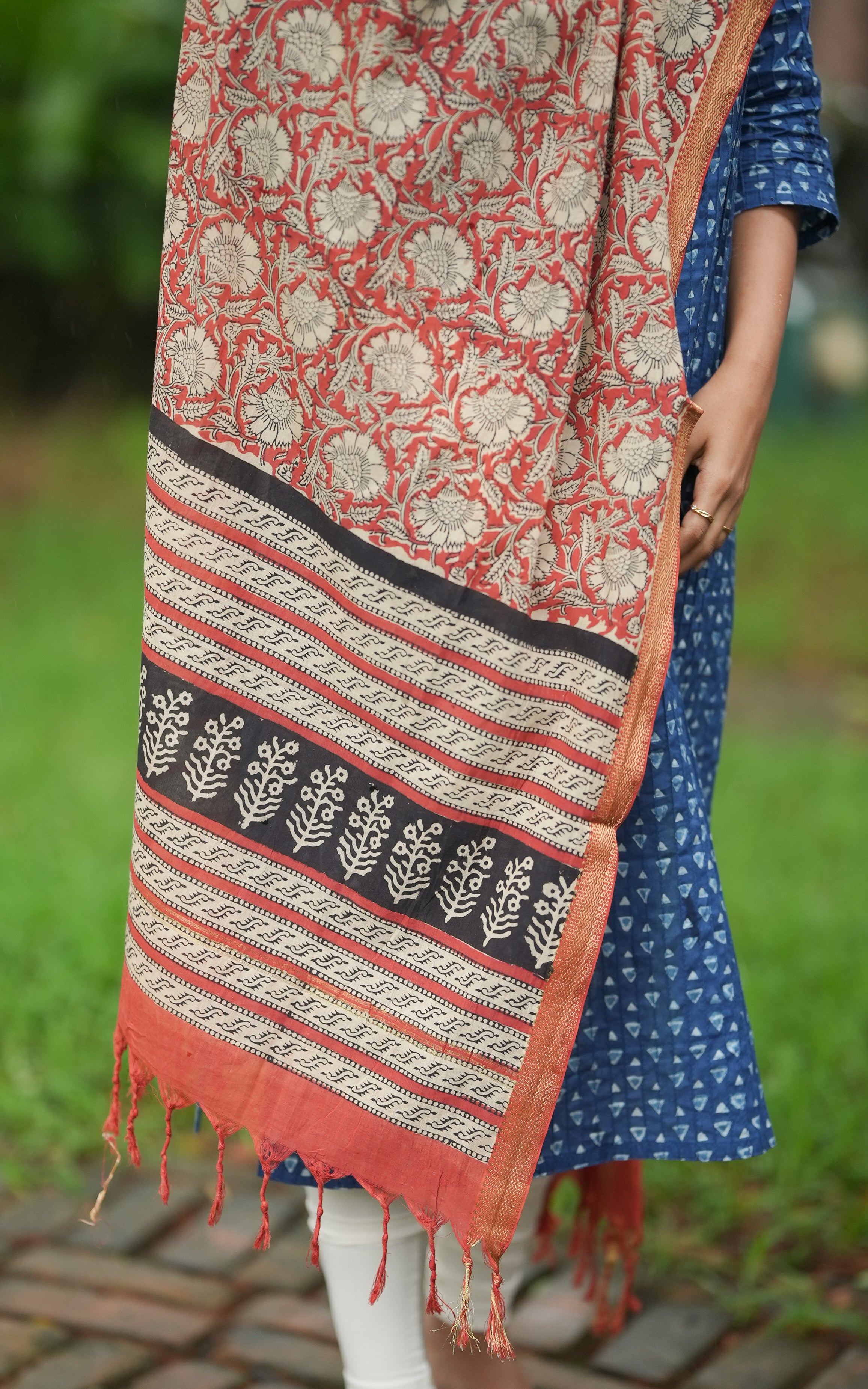 Hand Blocked Mangalagiri Dupatta 144fab14 MIX N MATCH instore