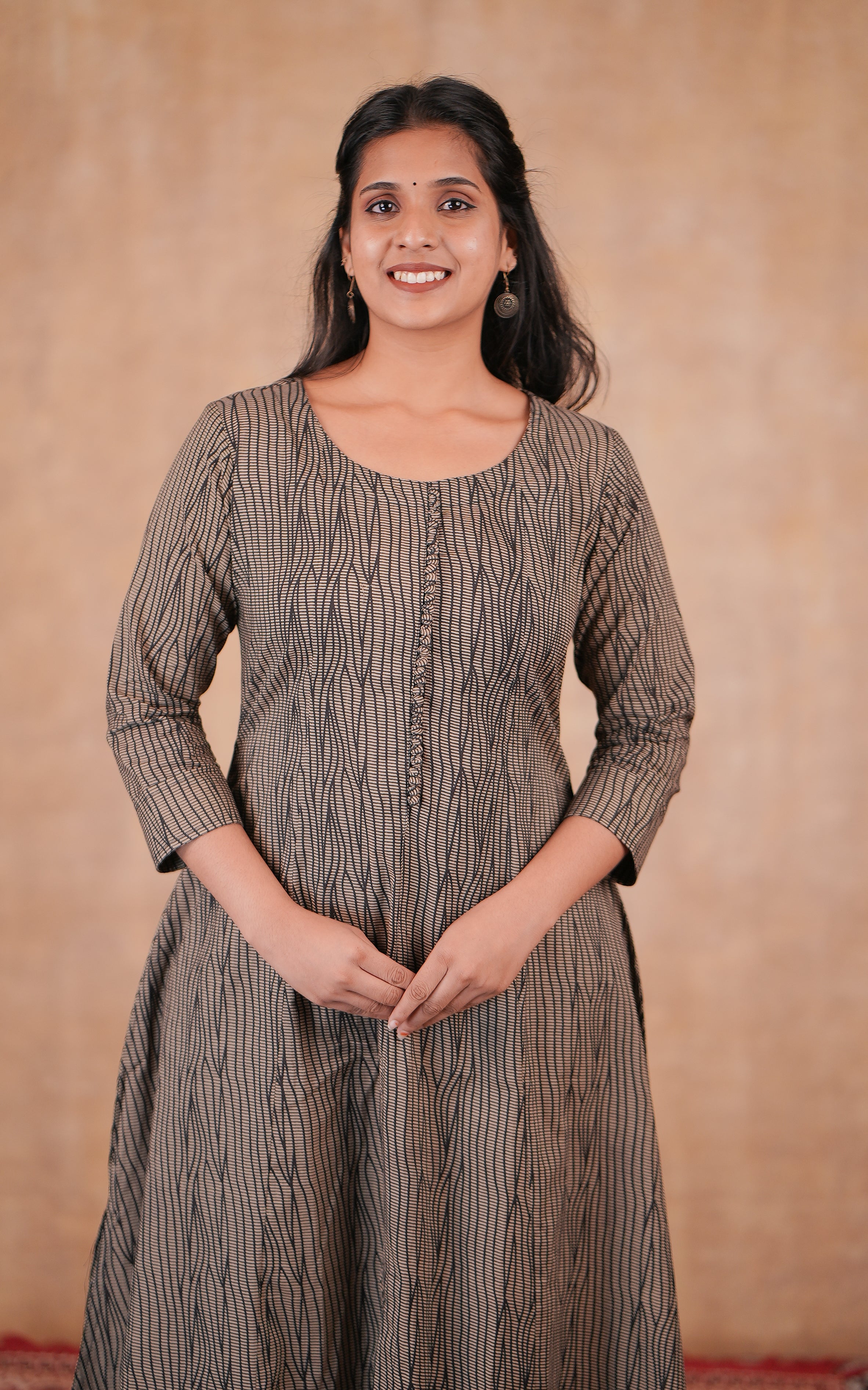 Cotton printed Aline slit kurti for women