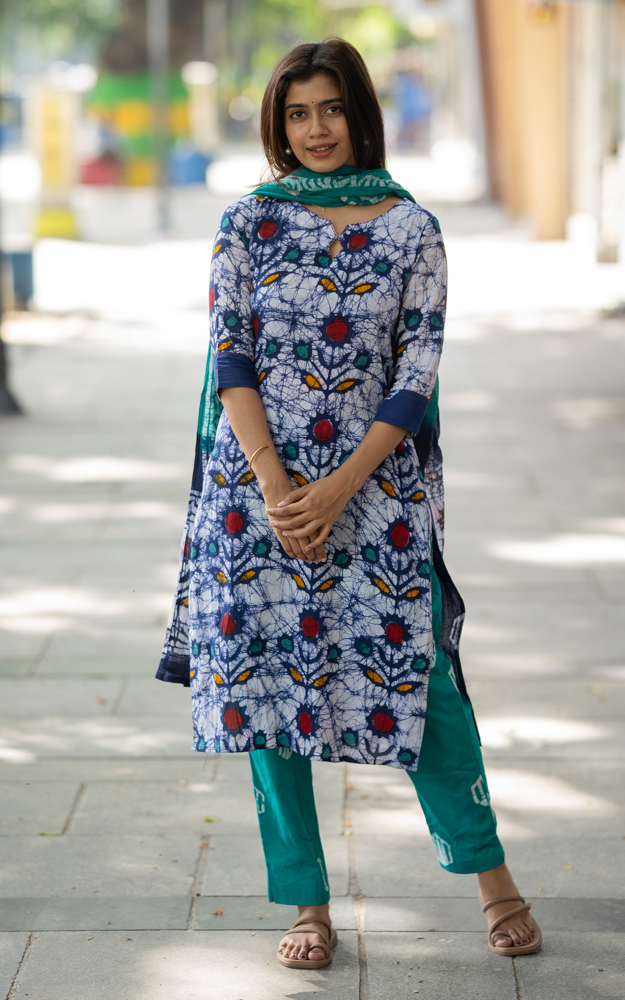 Pranika B (Kurti+Pant+Dupatta)