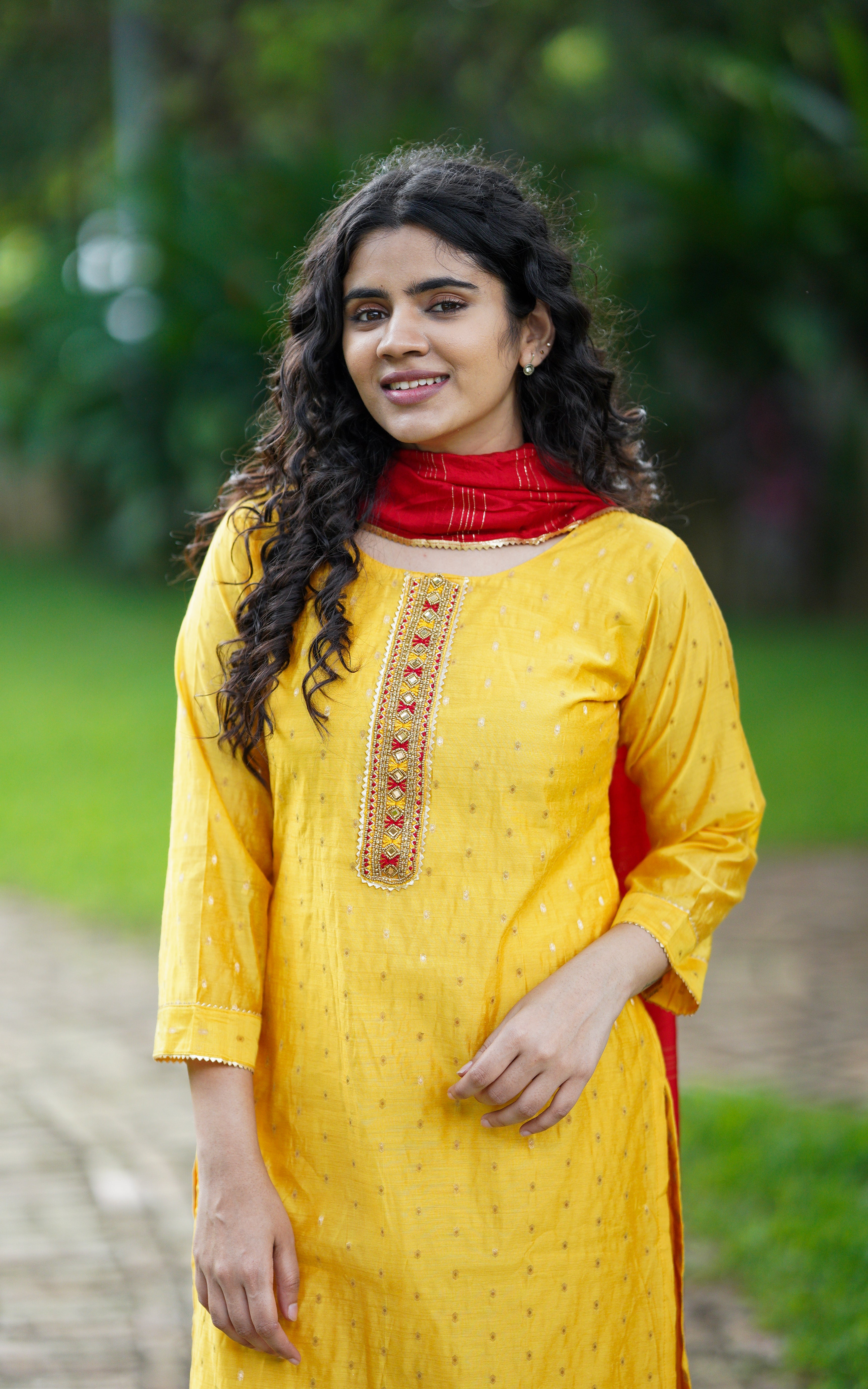 Buy Yellow Kurtas for Women by AVIRAA Online | Ajio.com