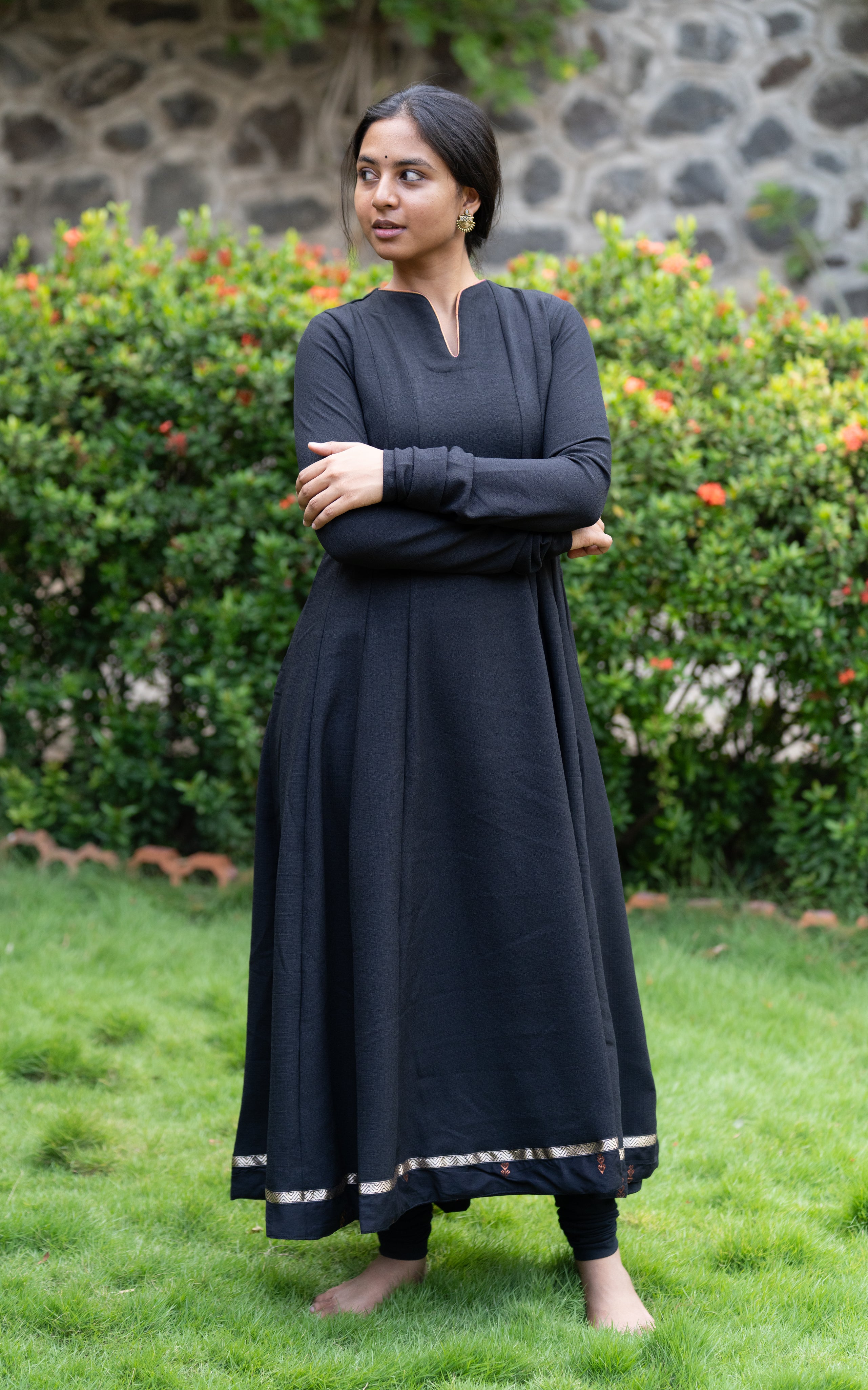 Raavanan Black (Kurti+Dupatta)