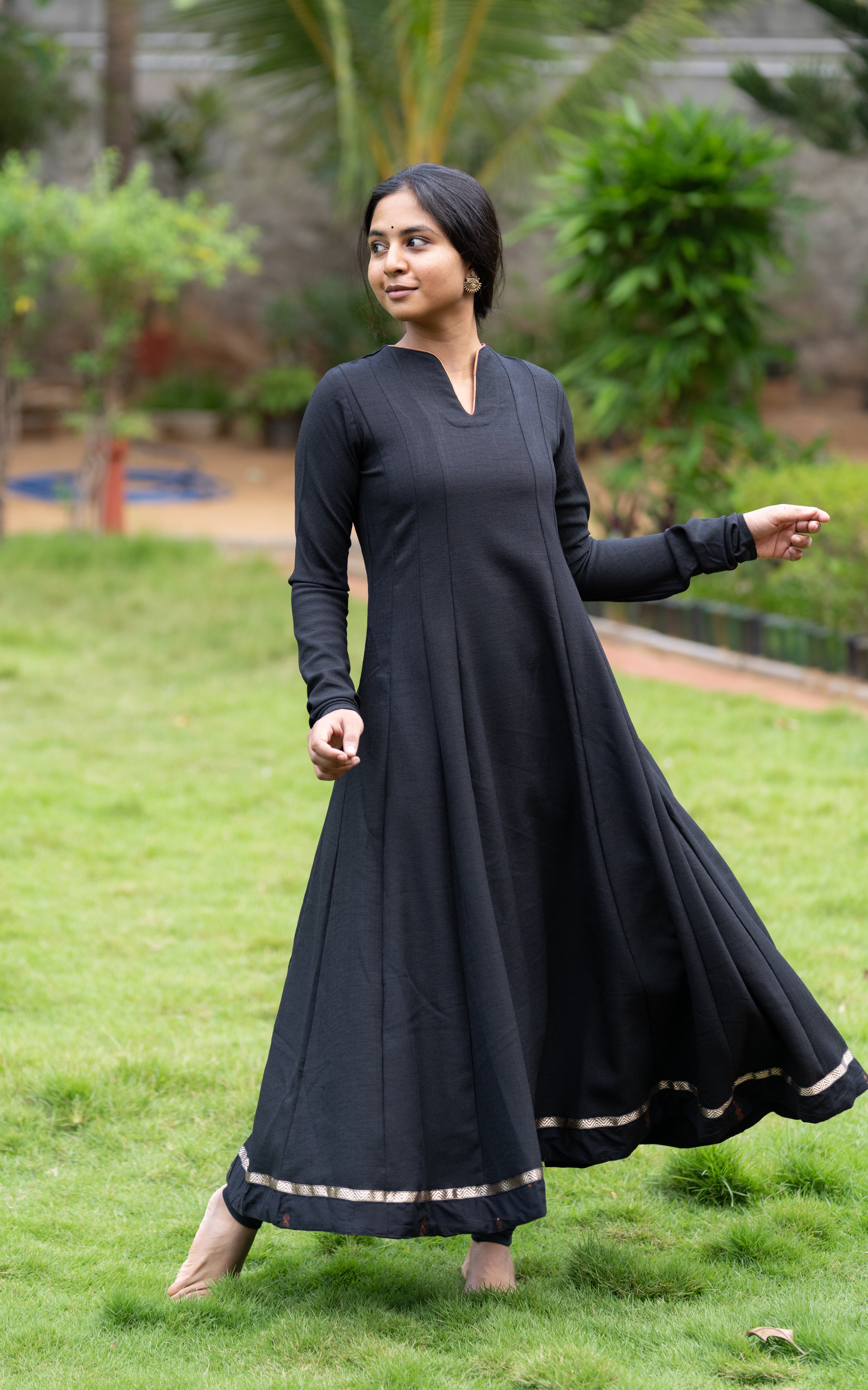 Raavanan Black (Kurti+Dupatta)