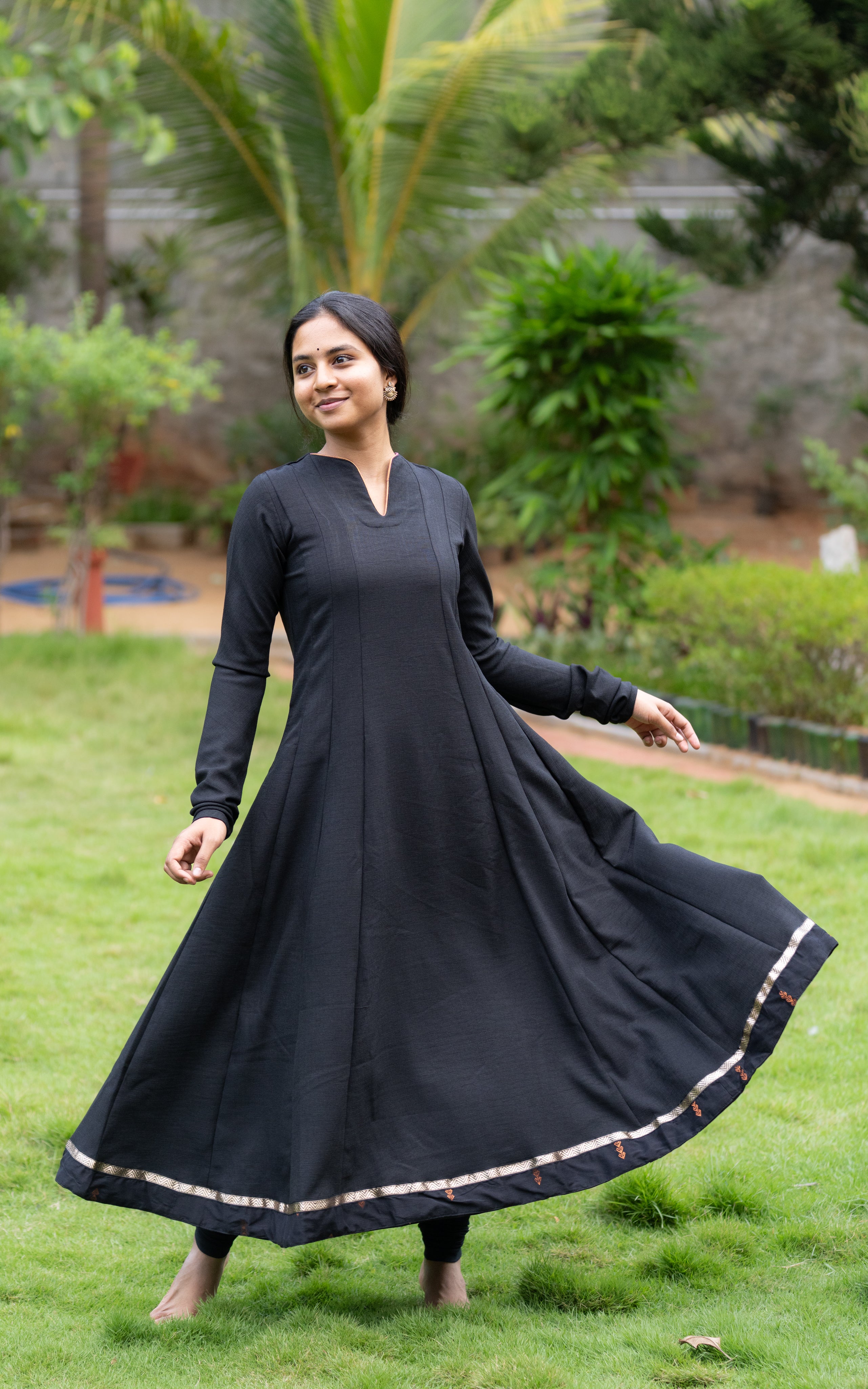 Raavanan Black (Kurti+Dupatta)