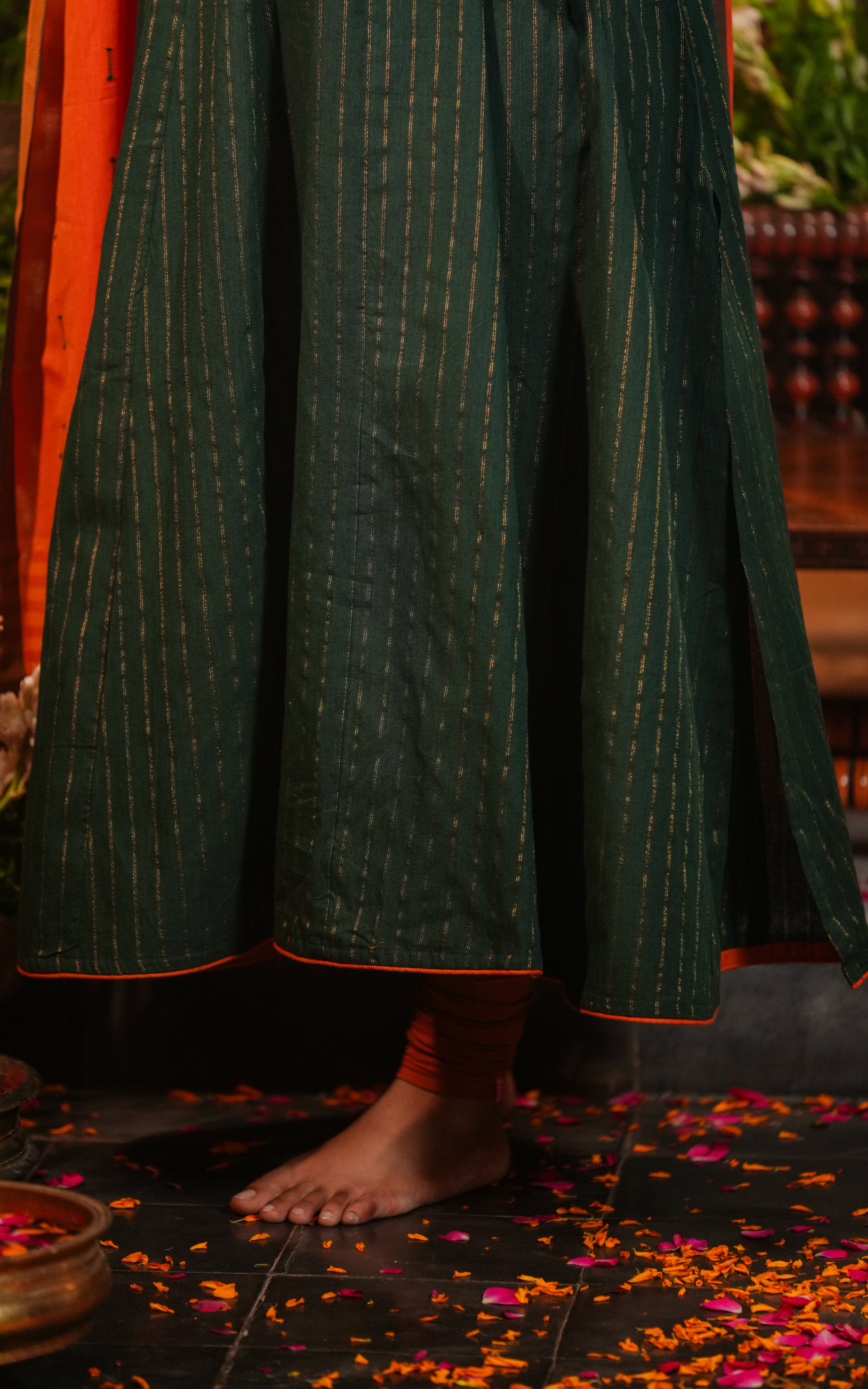 Punniya Green (Kurti+Dupatta)