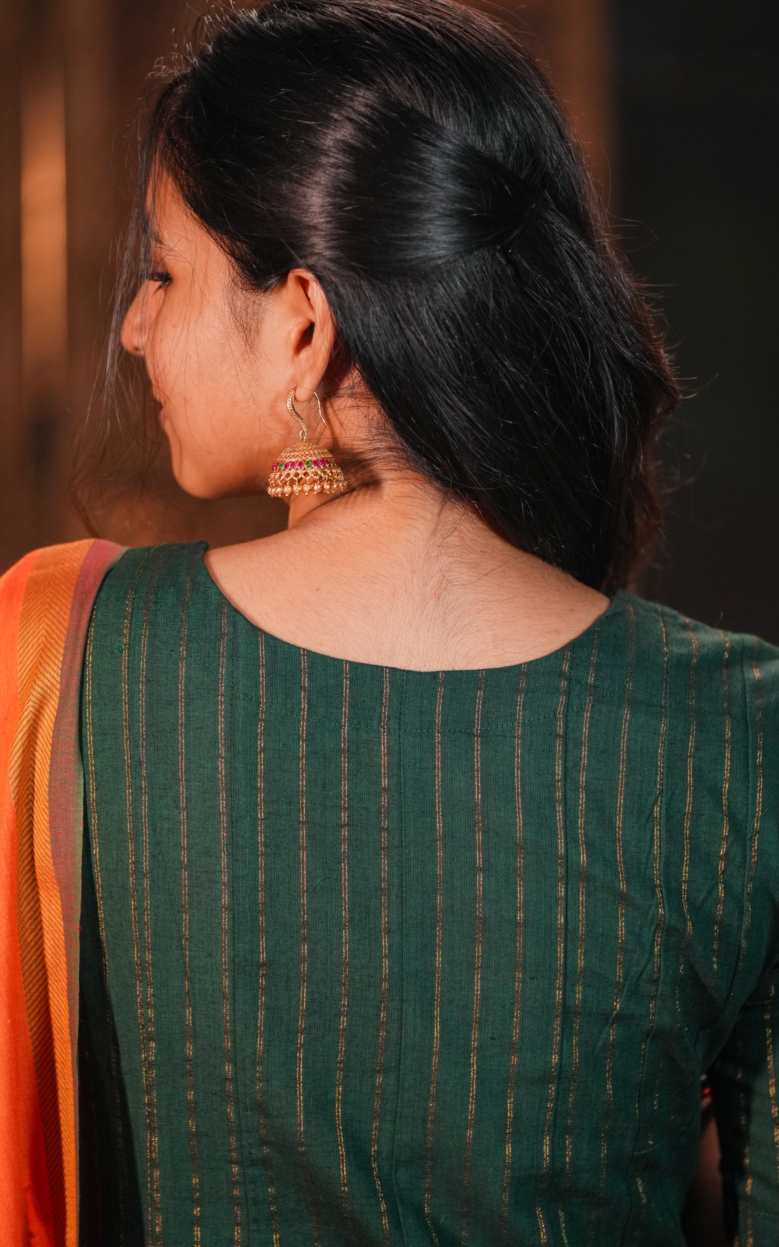 Punniya Green (Kurti+Dupatta)
