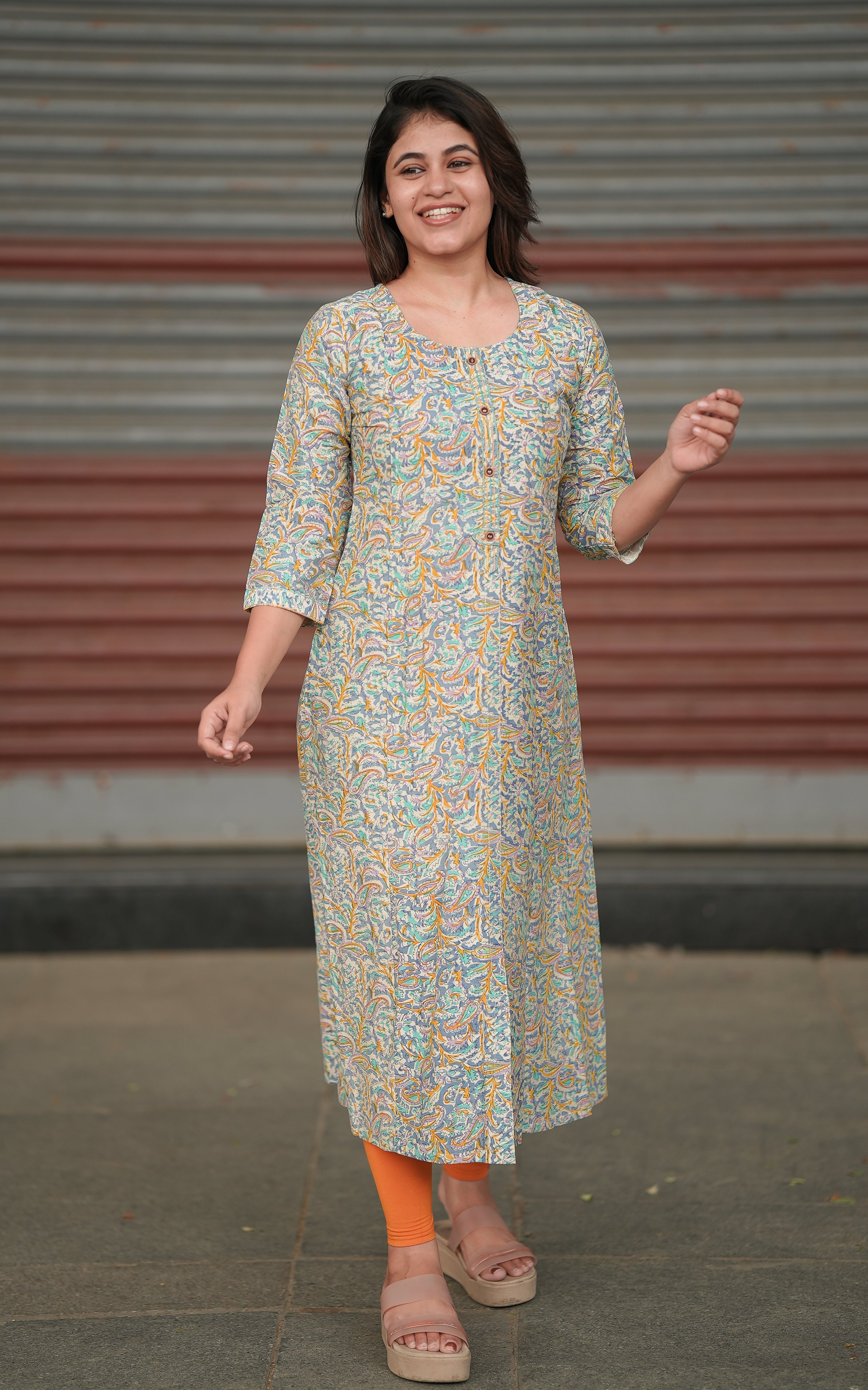 instore kurti vincy blue