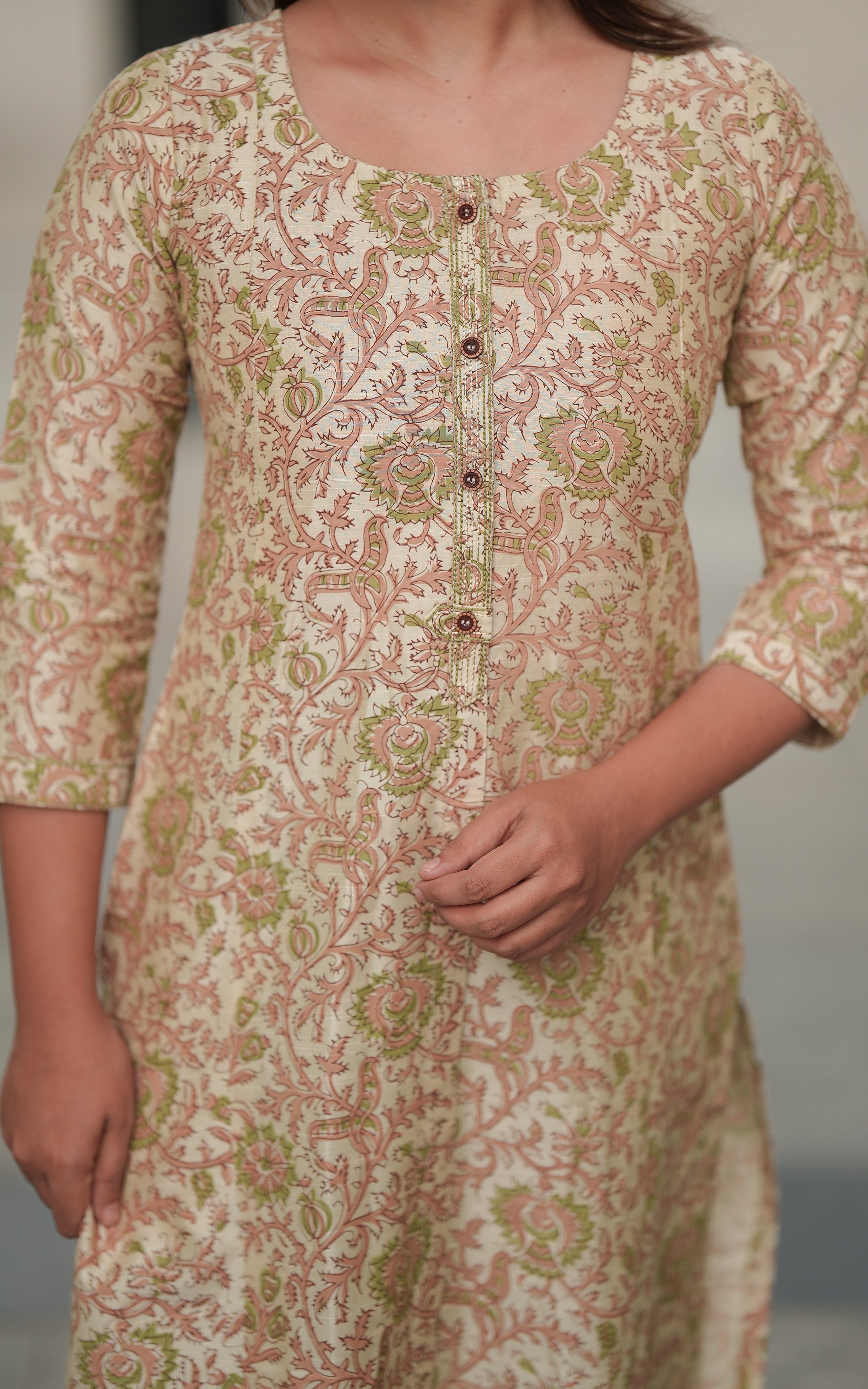 straight cut kurti