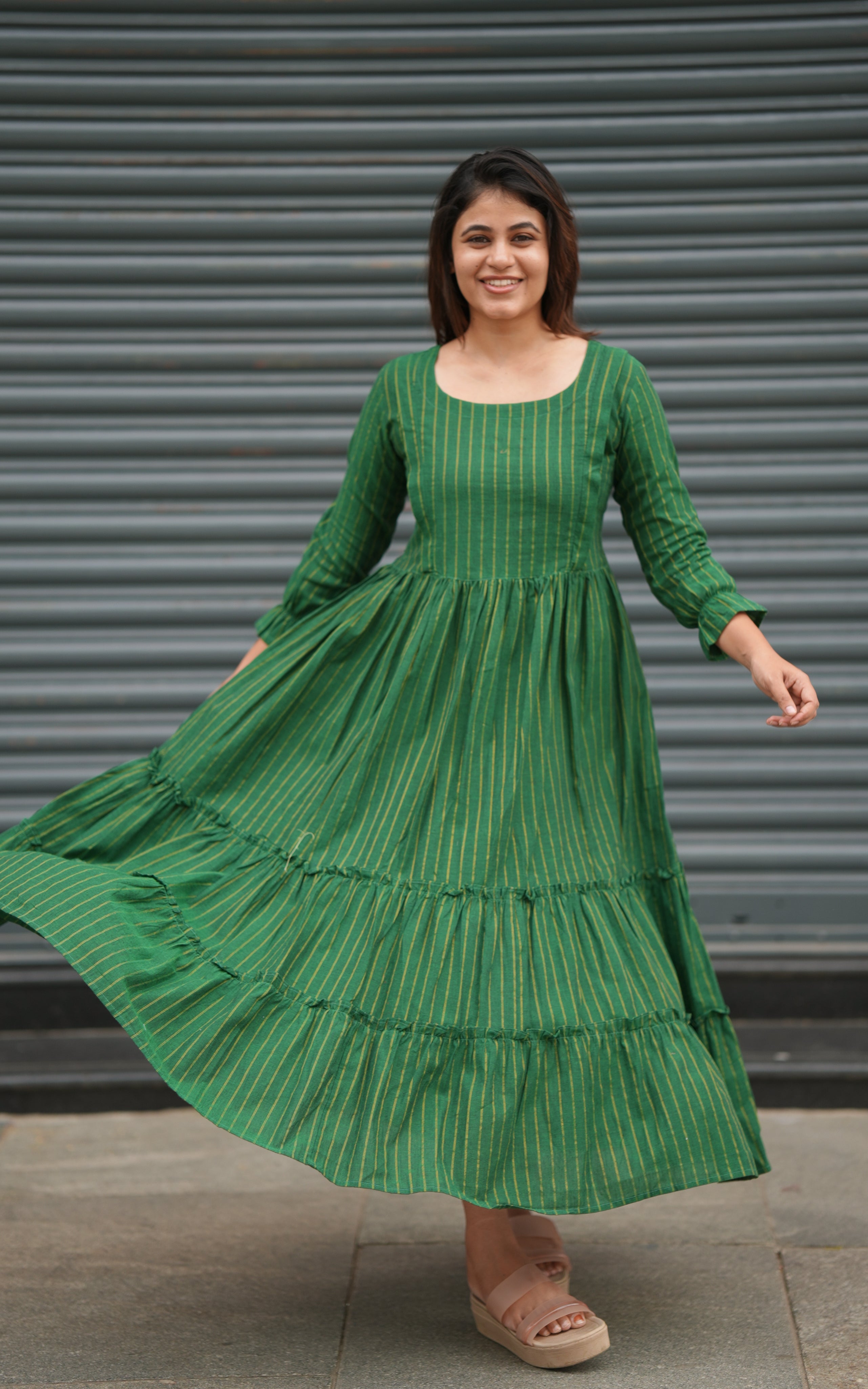 instore kurti sathiya green