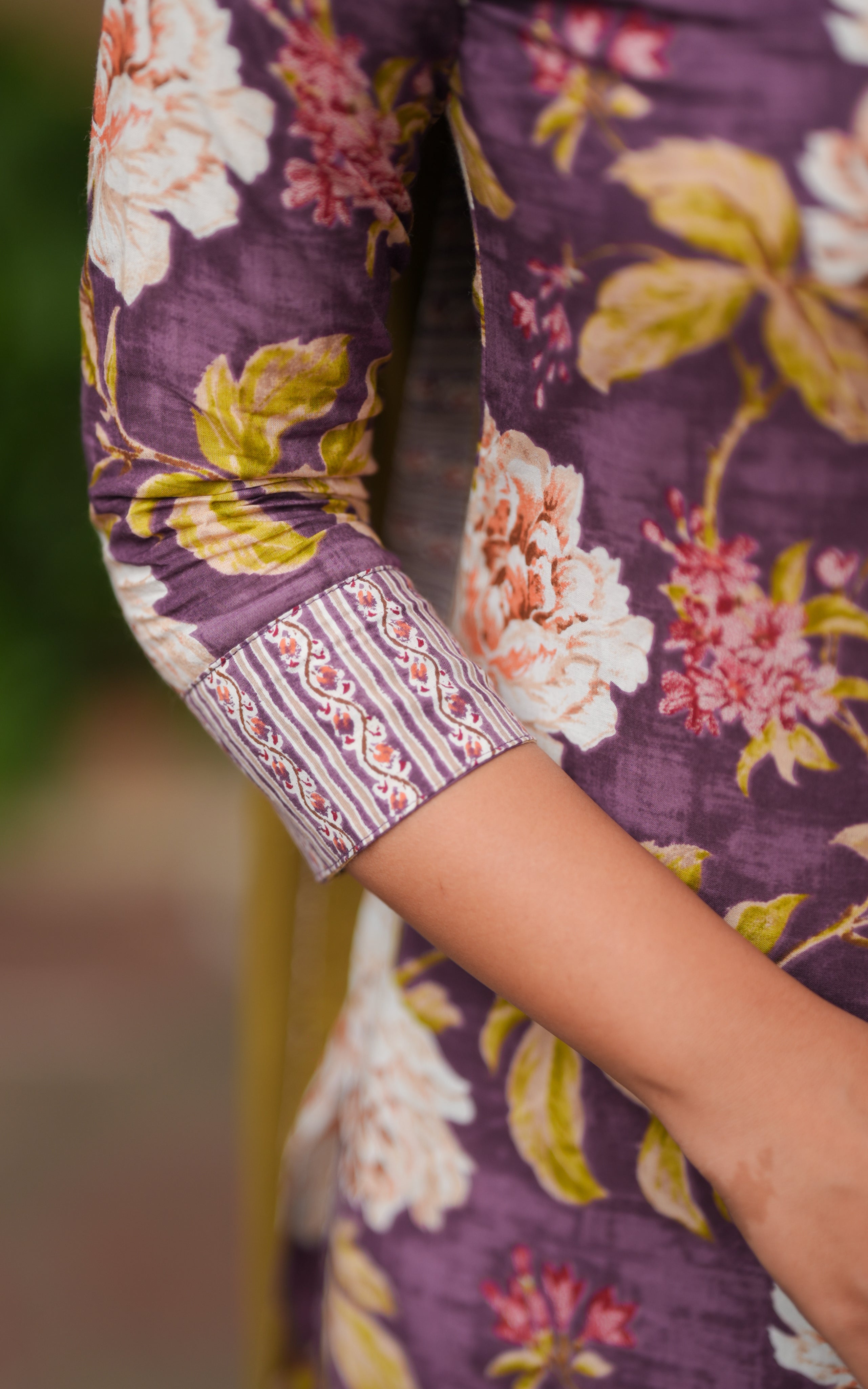 Hasini Violet (Kurti+Pant+Dupatta)