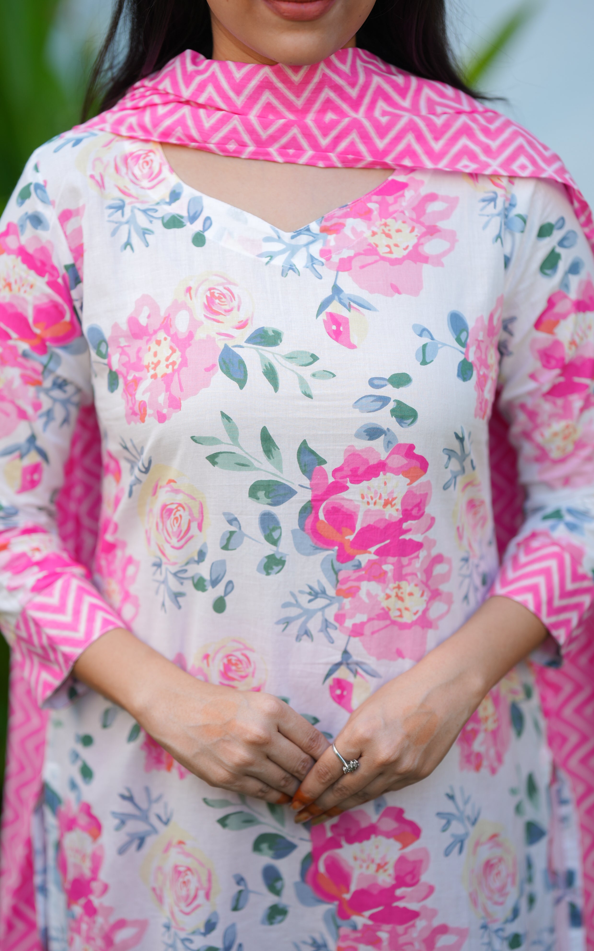 Anaya Pink (Kurti+Dupatta) KURTIS instore