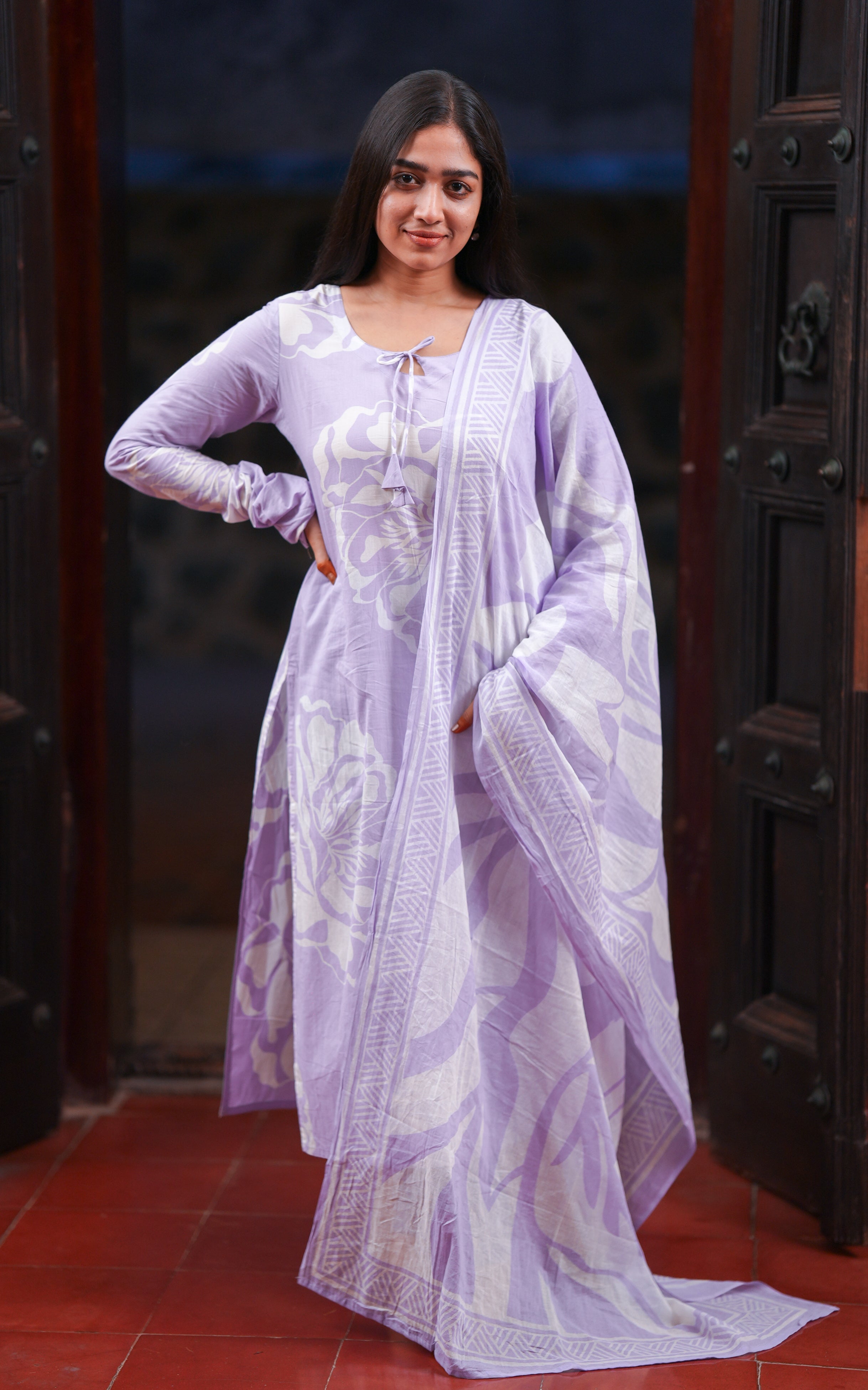 Nithra (Kurti+Dupatta) KURTIS instore