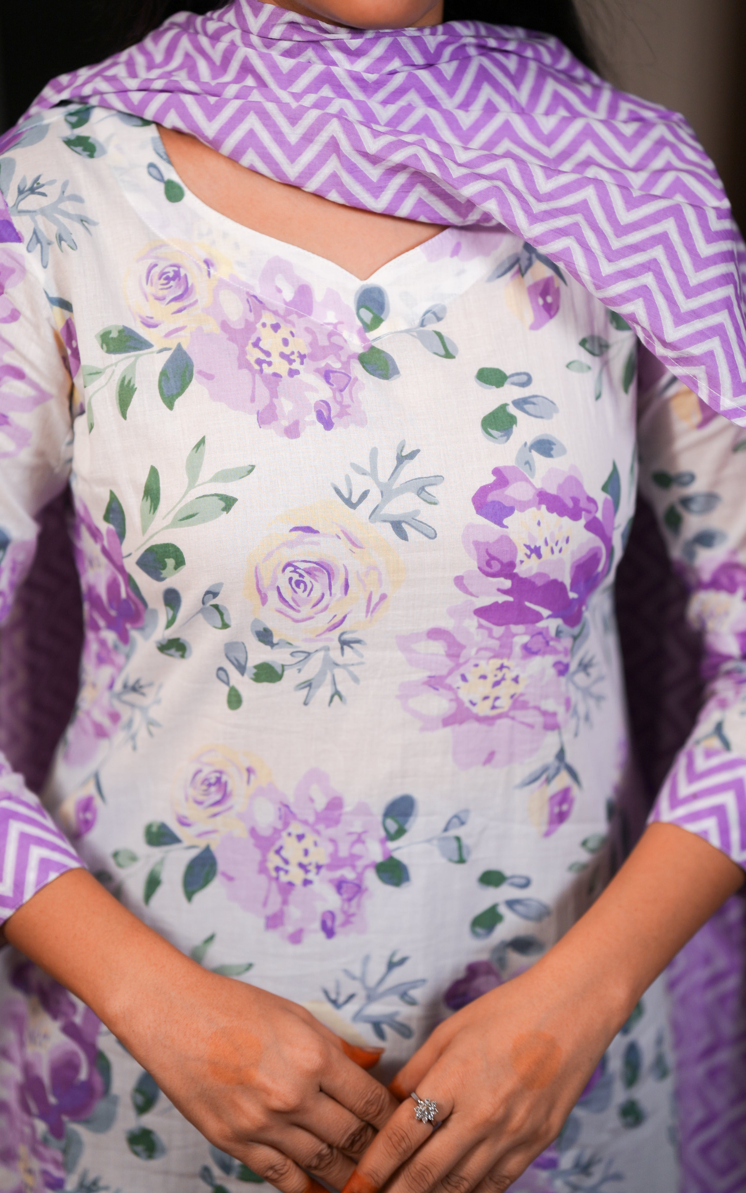 Anaya Lavender (Kurti+Dupatta) KURTIS instore