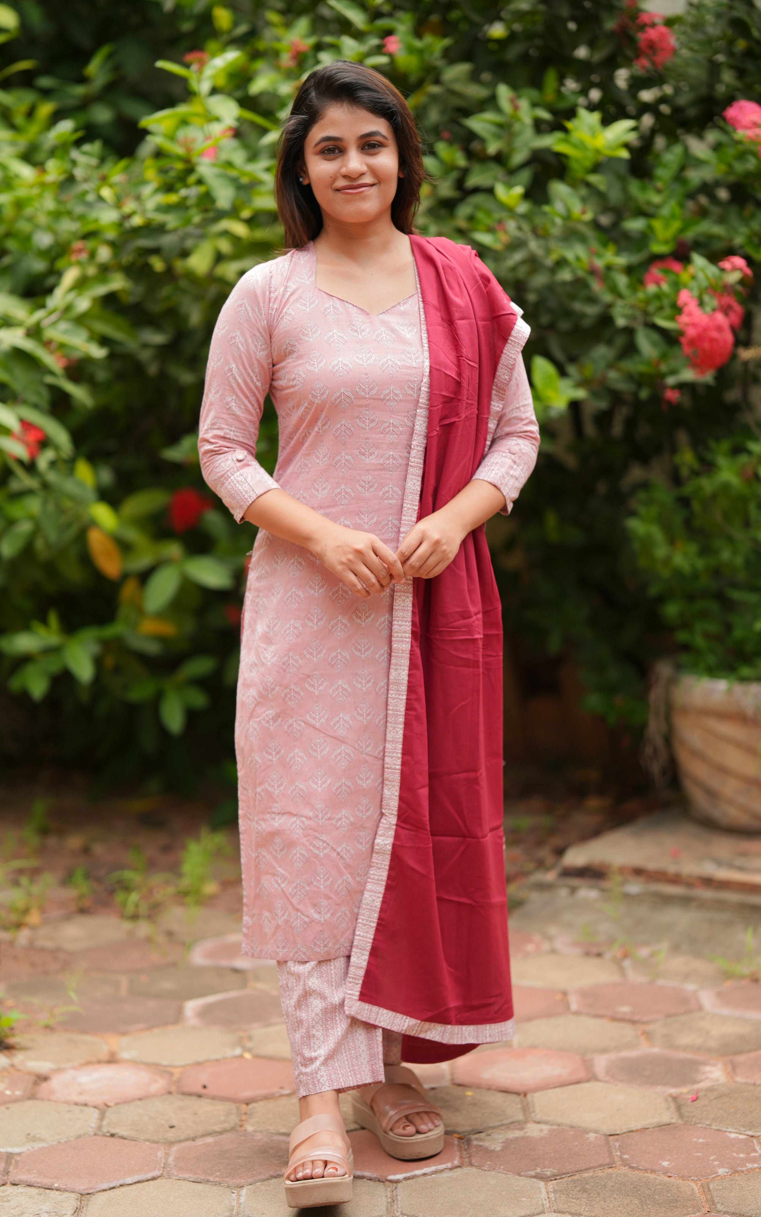 instore kurti malathy (kurti+pant+dupatta)