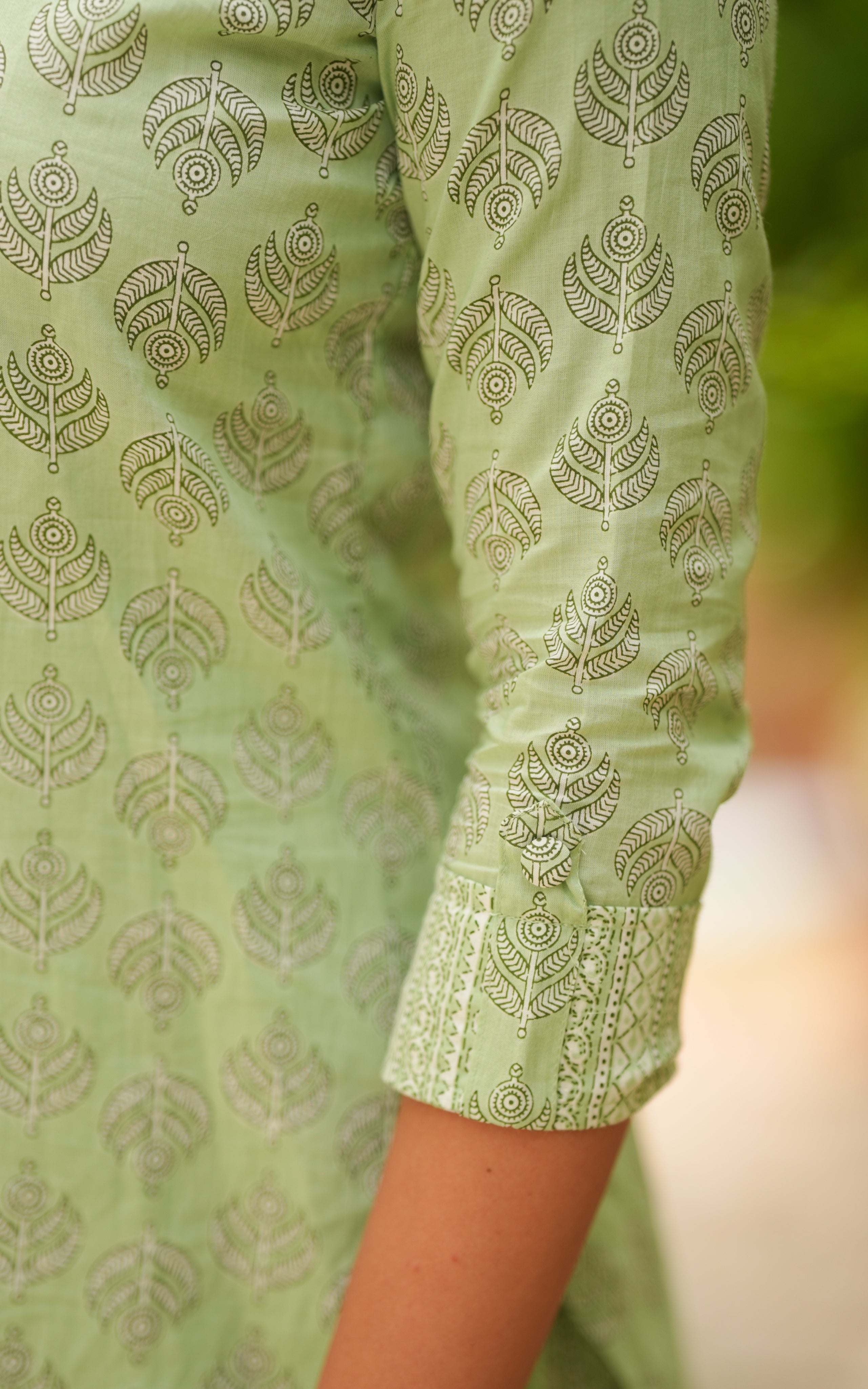 kurti set with three fourth sleeve 