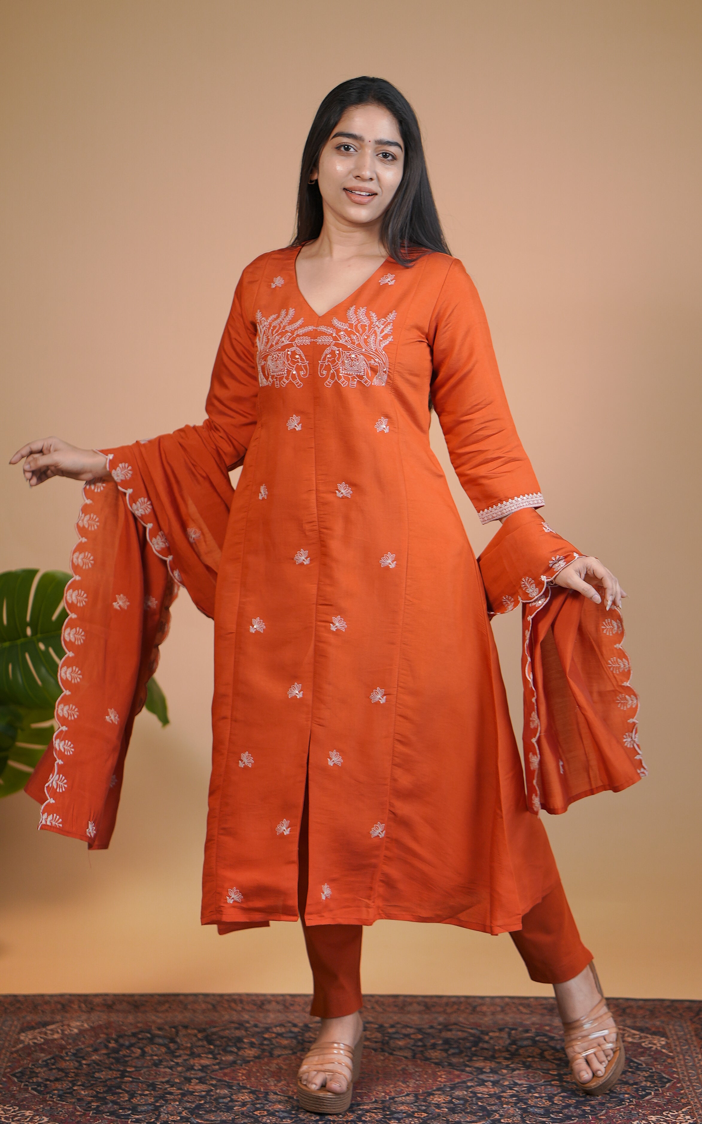 Vriksha A (Kurti+Dupatta)