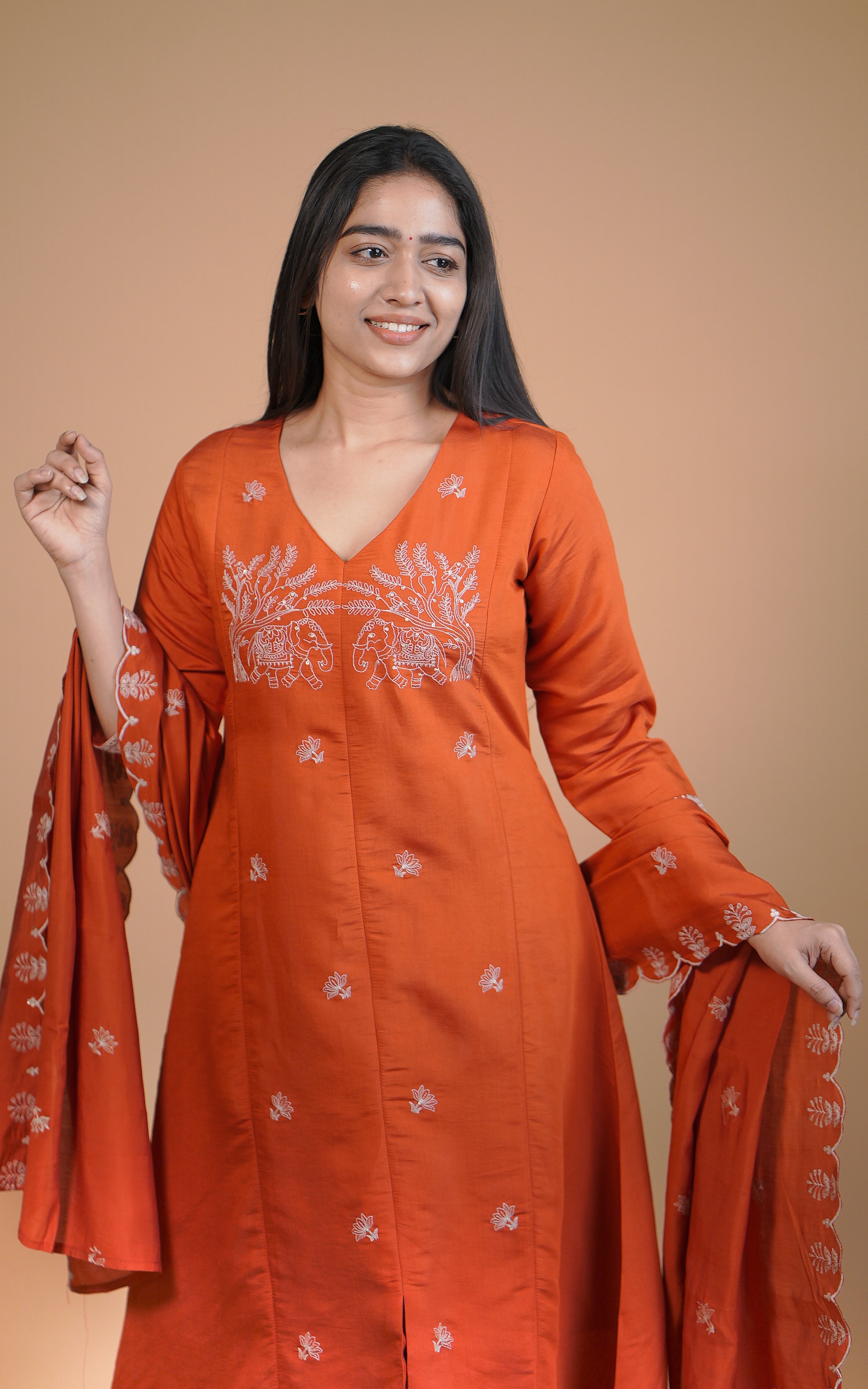 Vriksha A (Kurti+Dupatta)