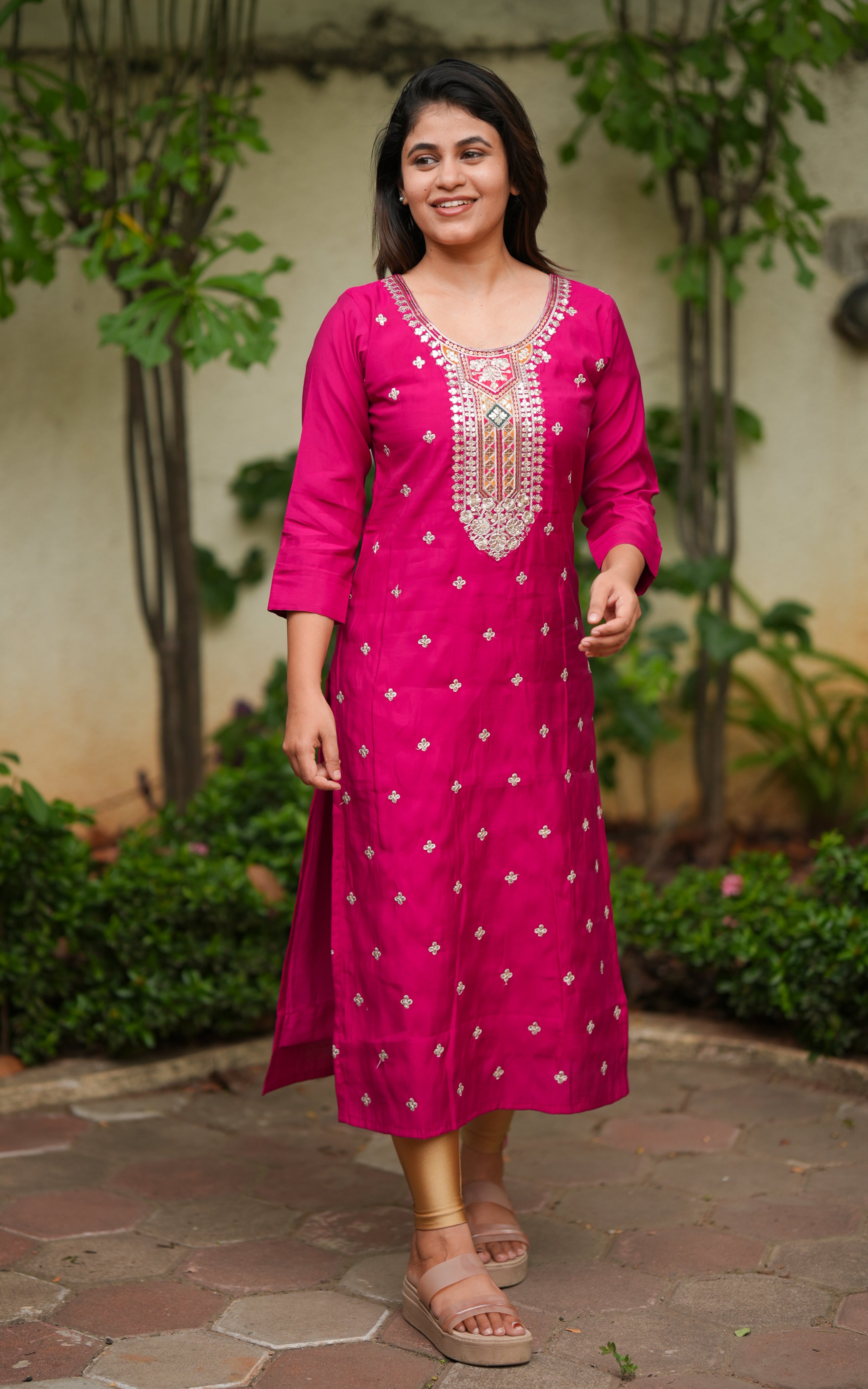 instore kurti vishali magenta