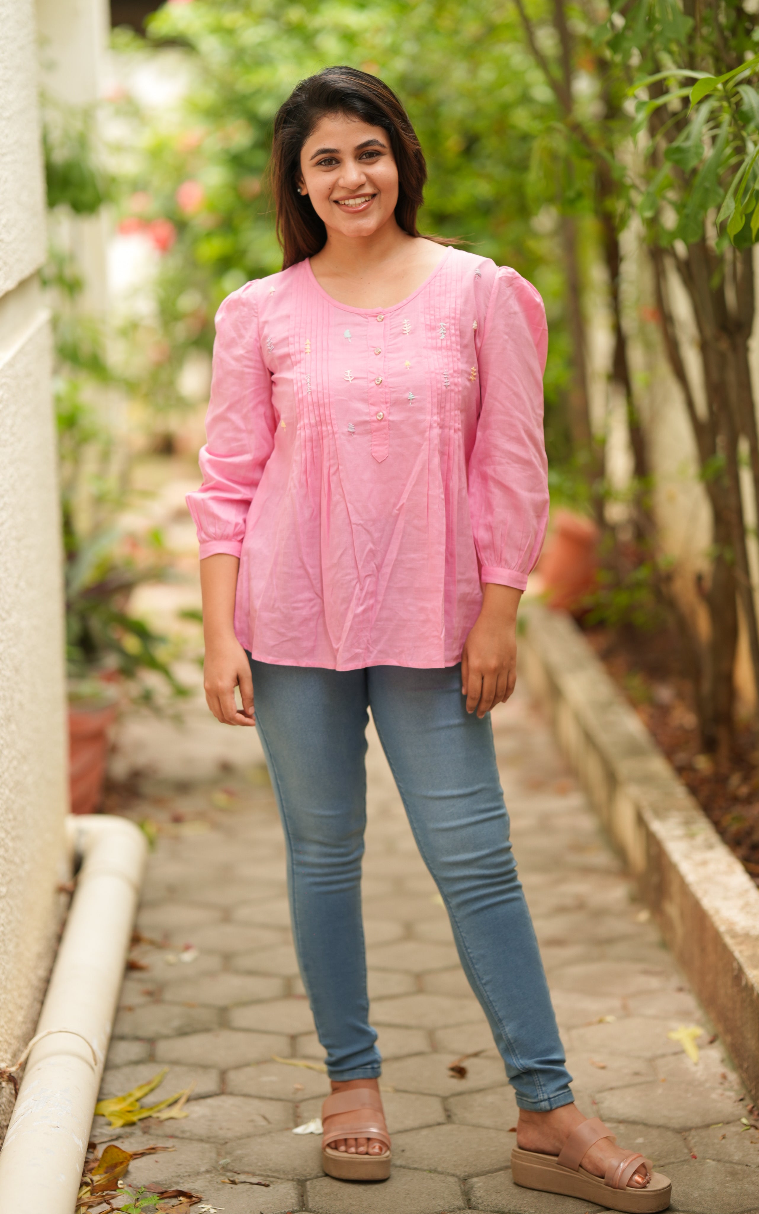 instore kurti janvi pink