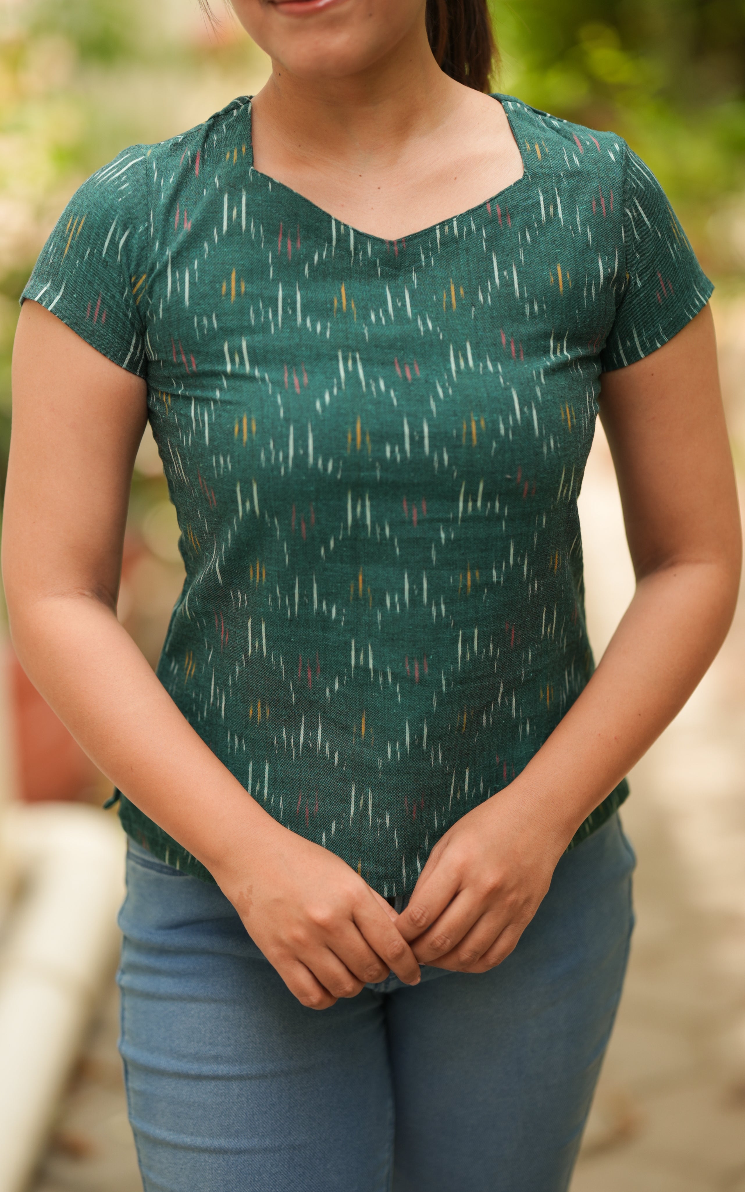 daily and office college wear indo western short top