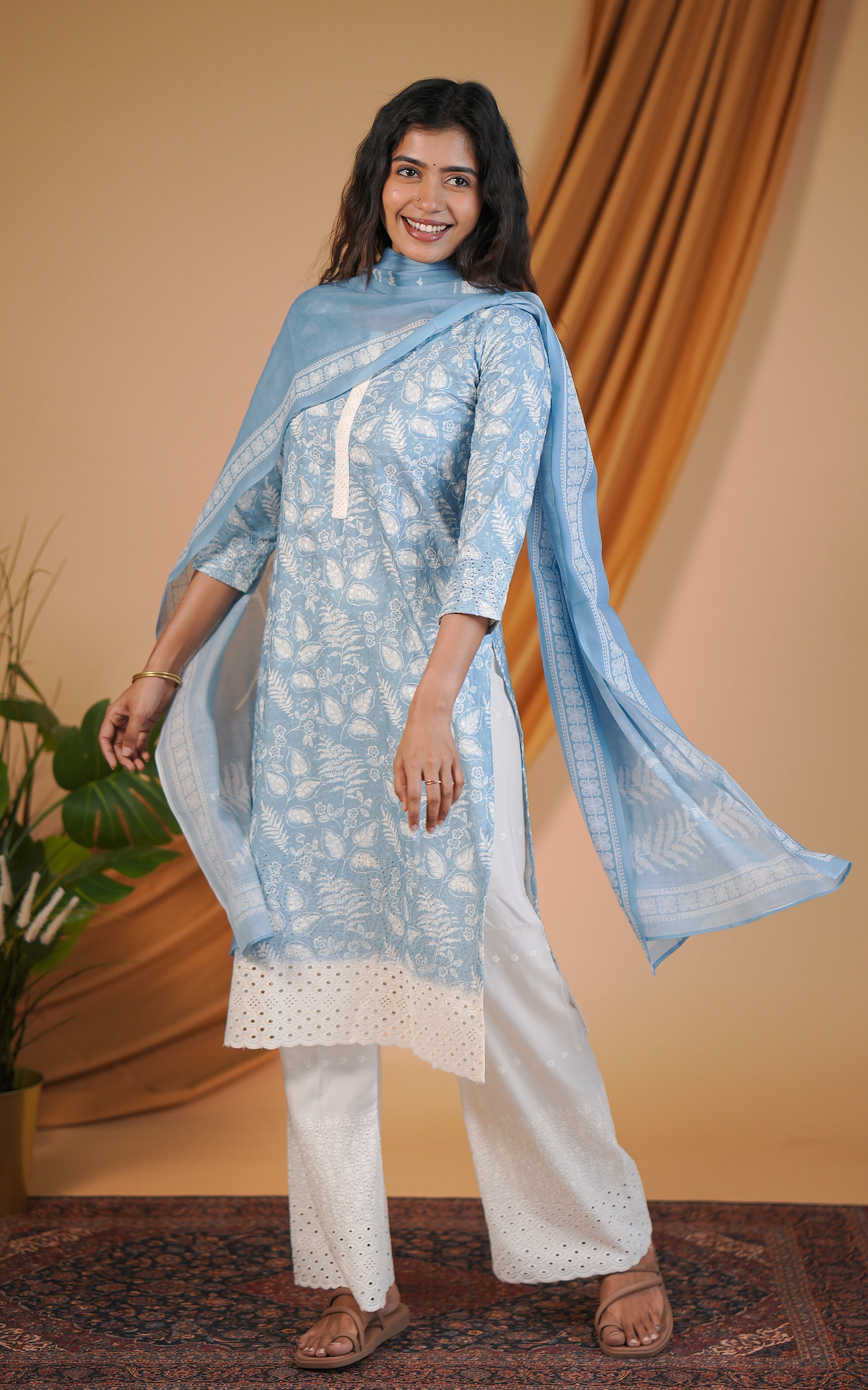Sarvika (Kurti+Pant+Dupatta)