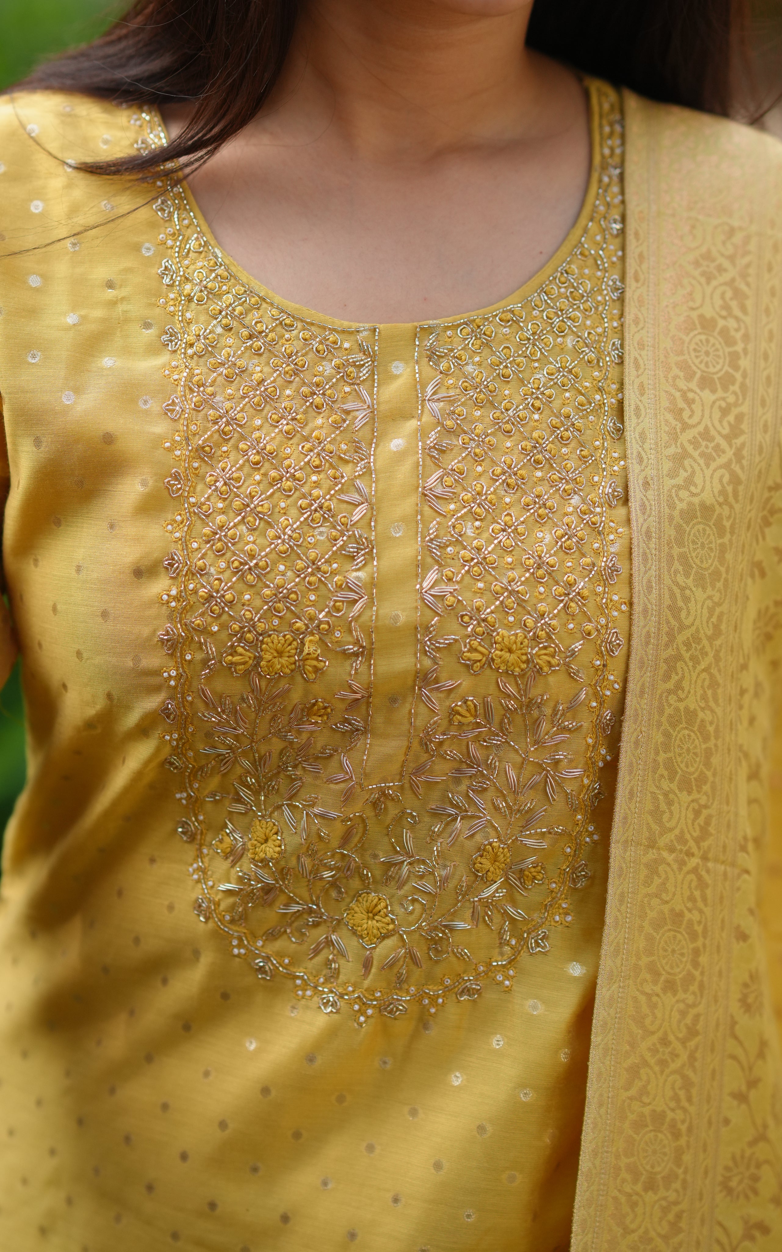 Amisdha Yellow (Kurti+Pant+Dupatta)