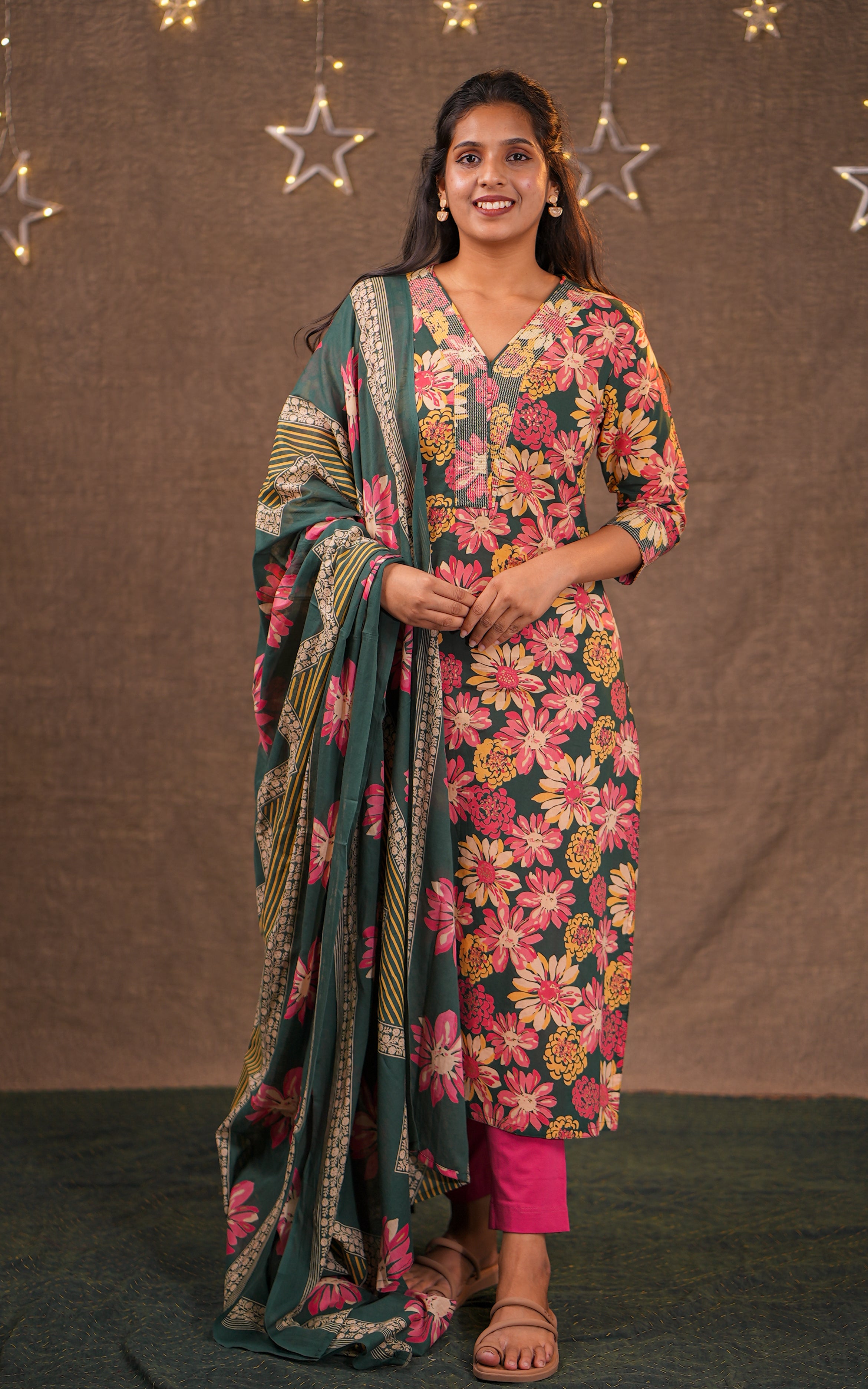 Kalaimathi B (Kurti+Dupatta)