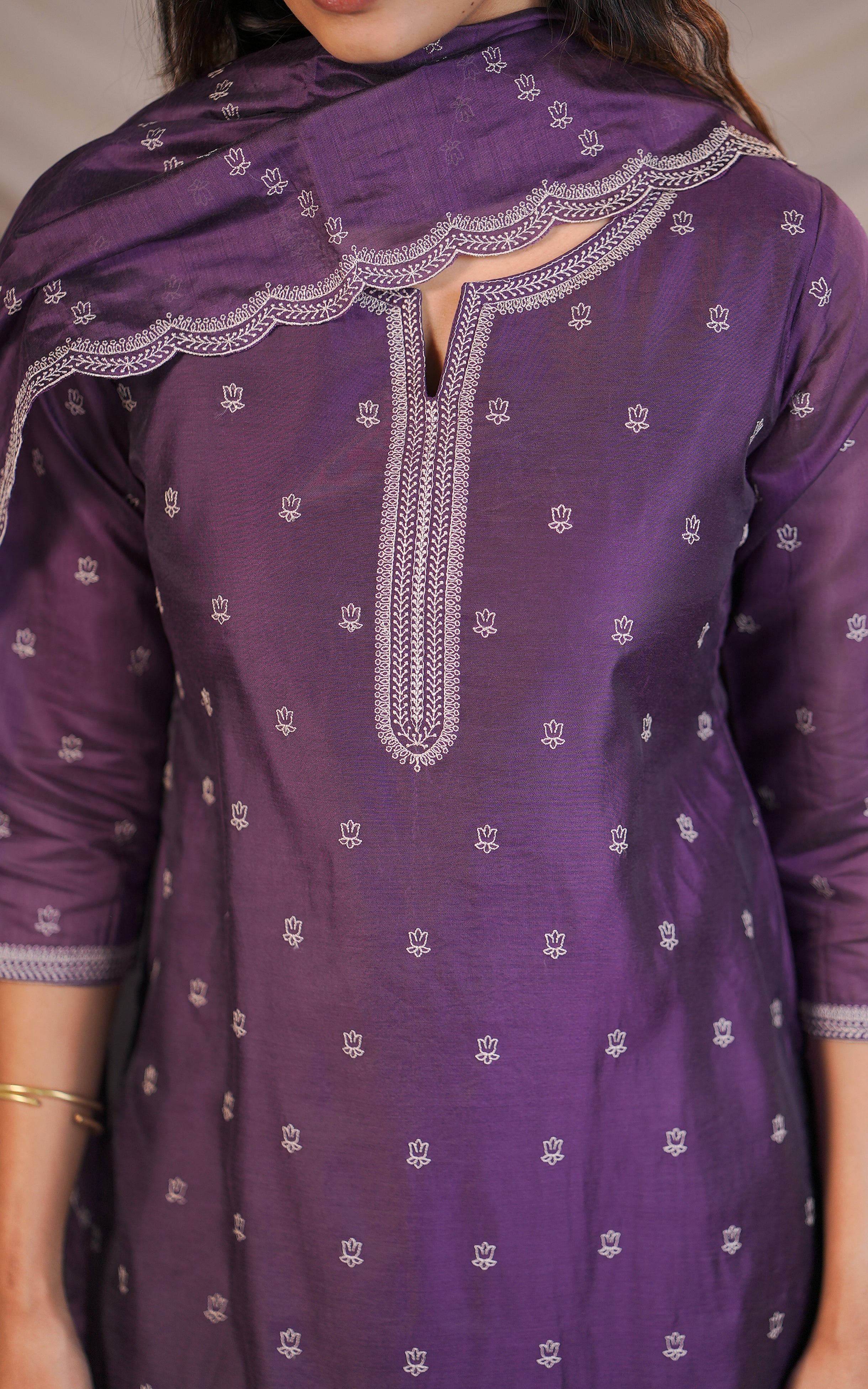 Sharvika (Kurti+Pant+Dupatta)