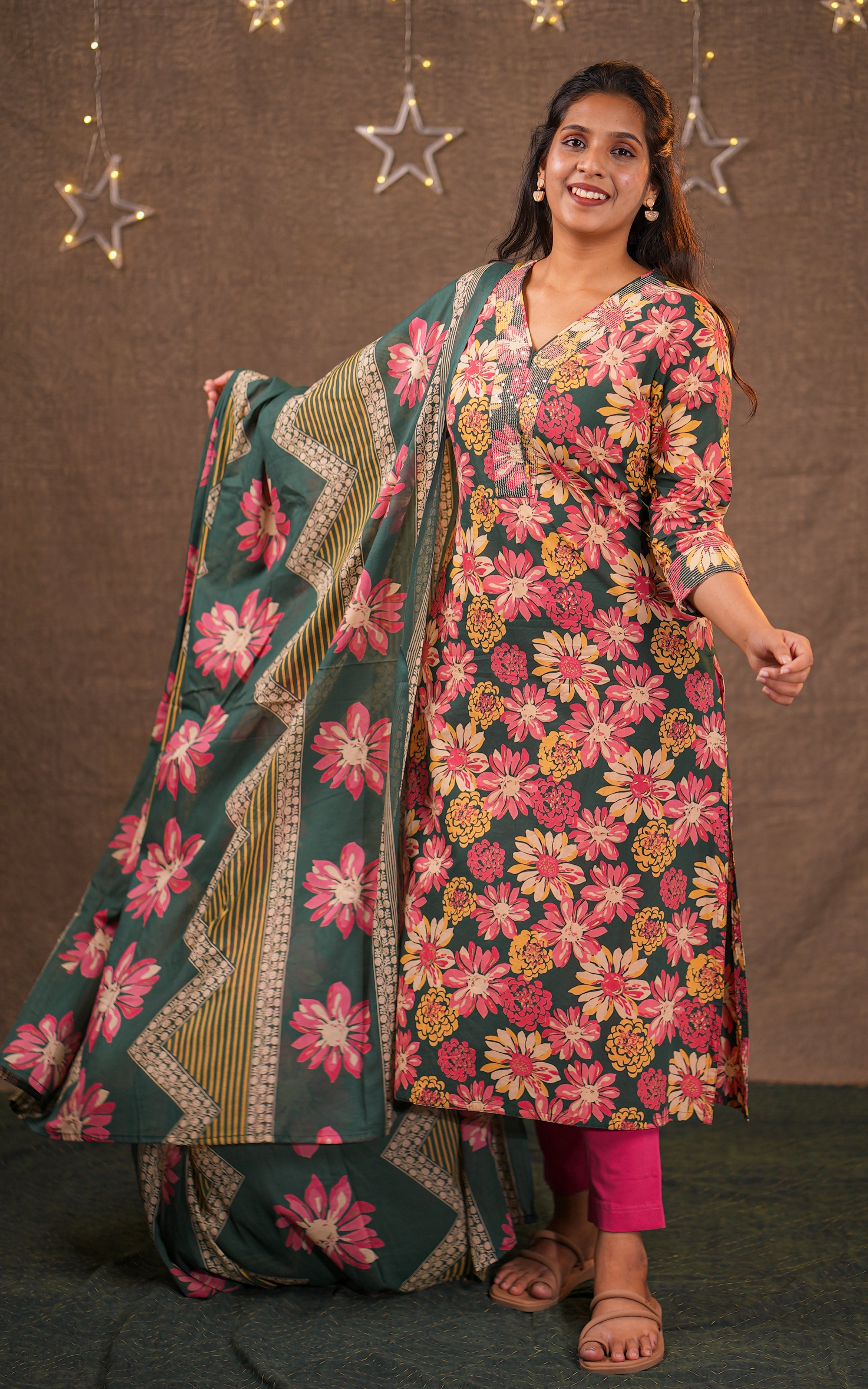 Kalaimathi B (Kurti+Dupatta)