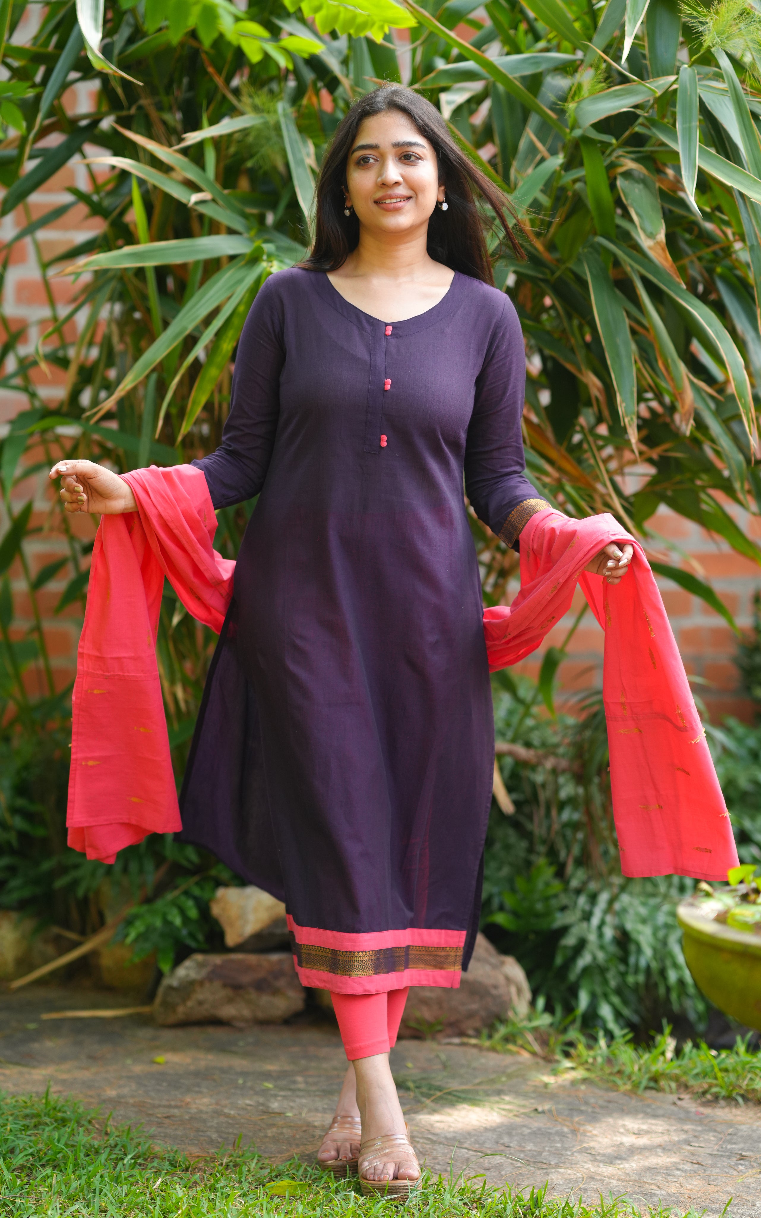 Sarisha Violet (Kurti+Dupatta) KURTIS instore