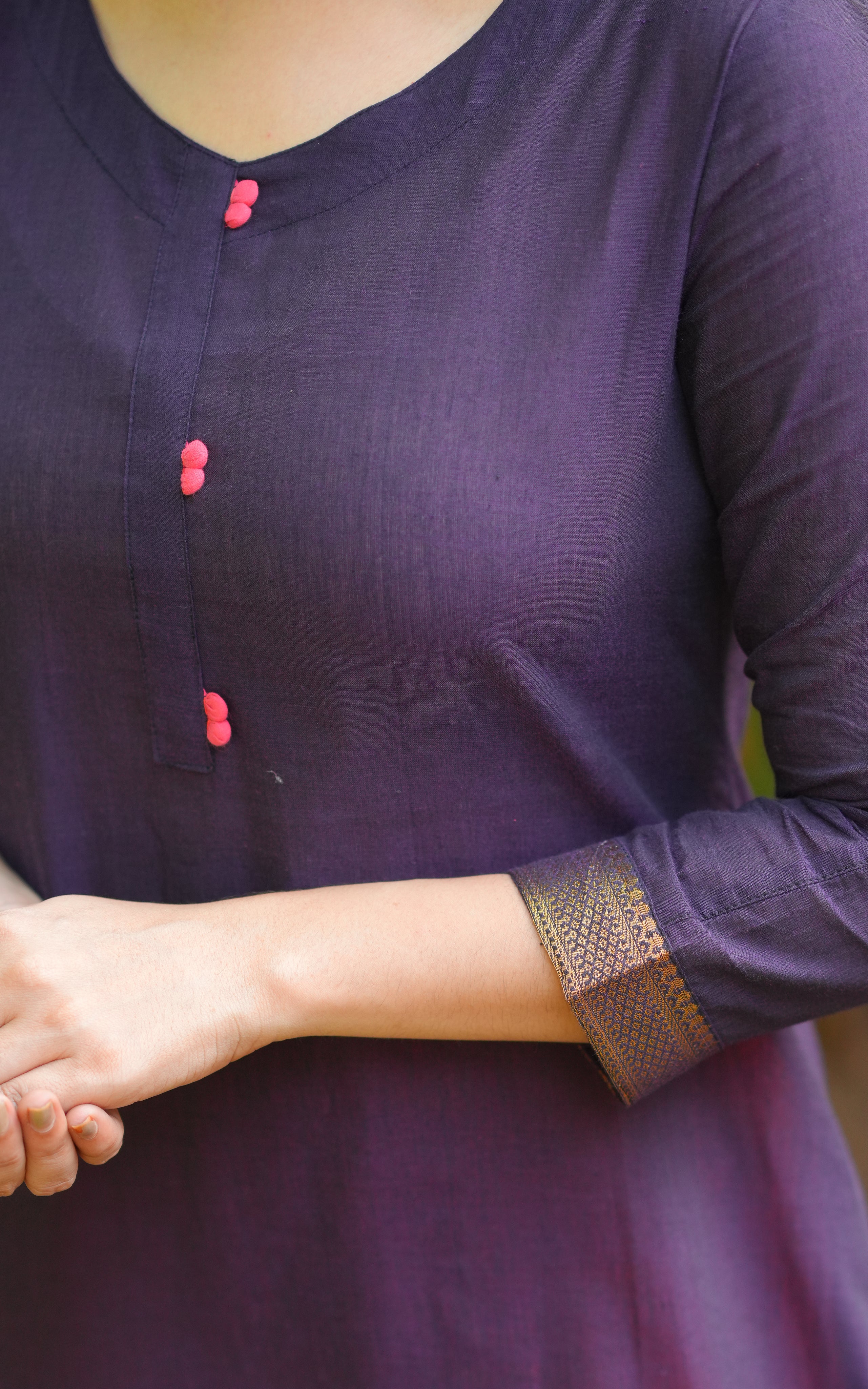 Sarisha Violet (Kurti+Dupatta) KURTIS instore