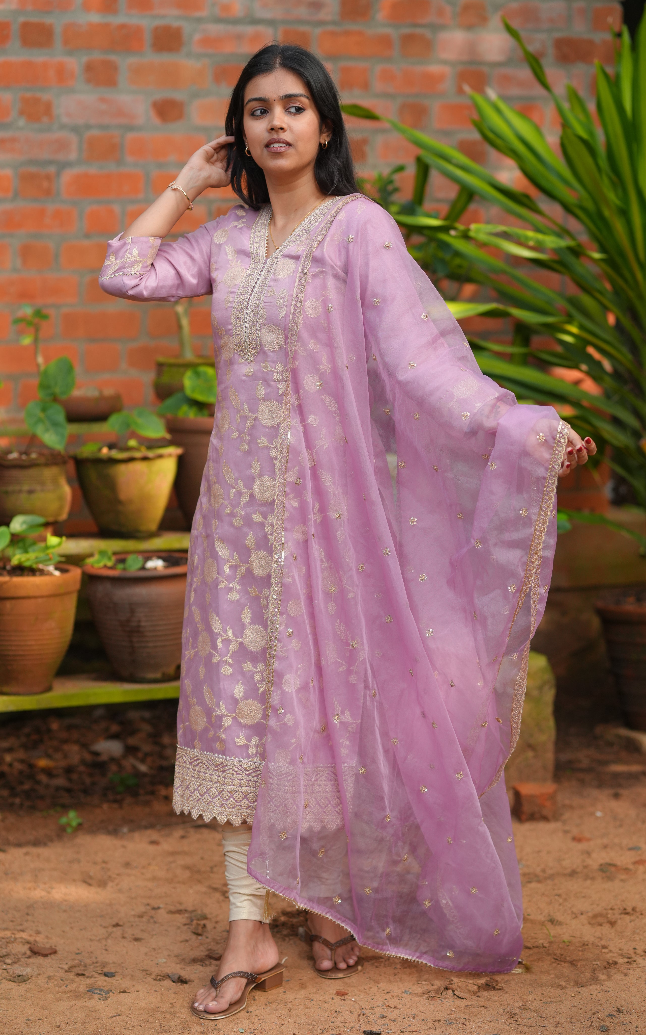 Anchitha (Kurti+Pant+Dupatta)