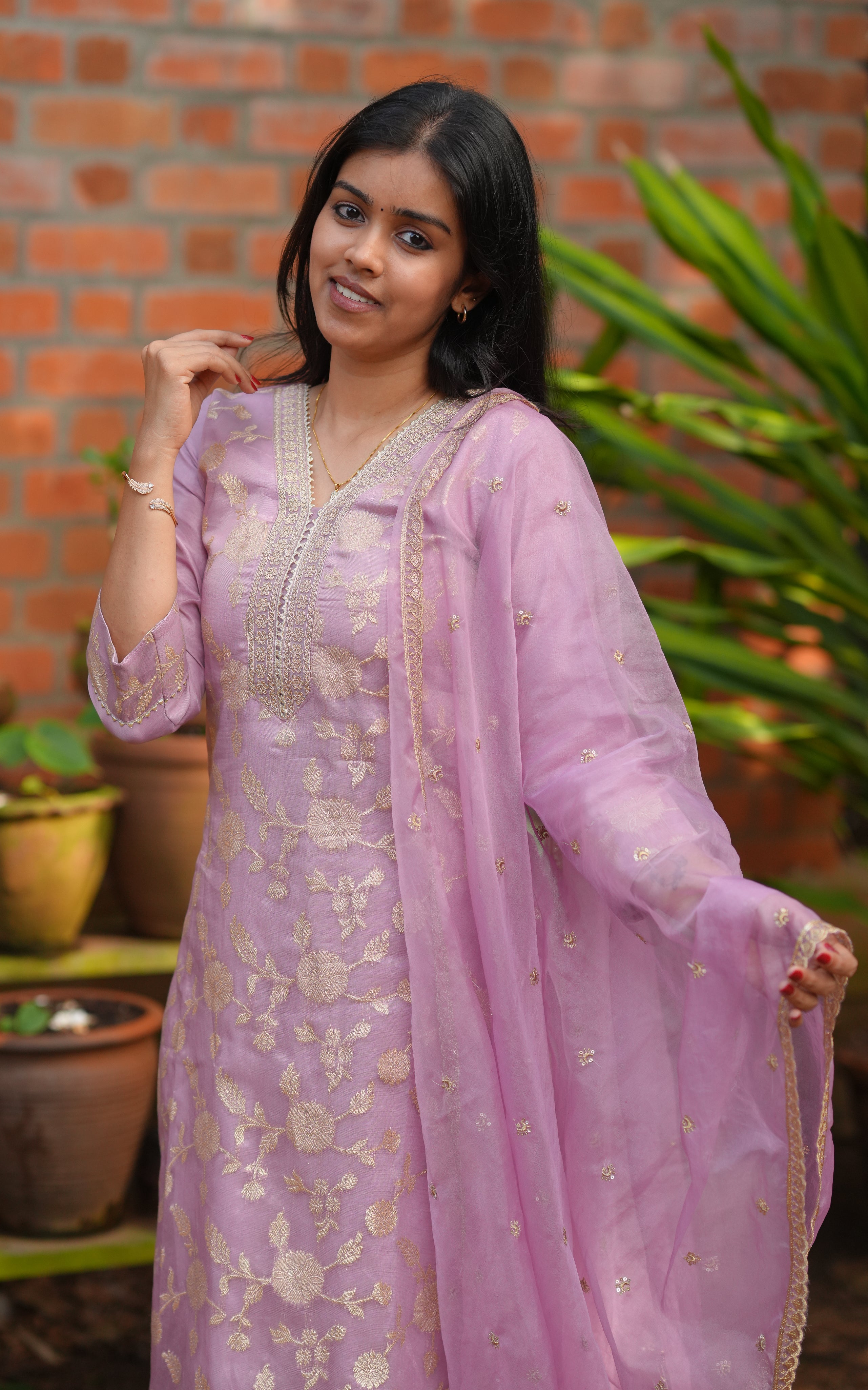 Anchitha (Kurti+Pant+Dupatta)