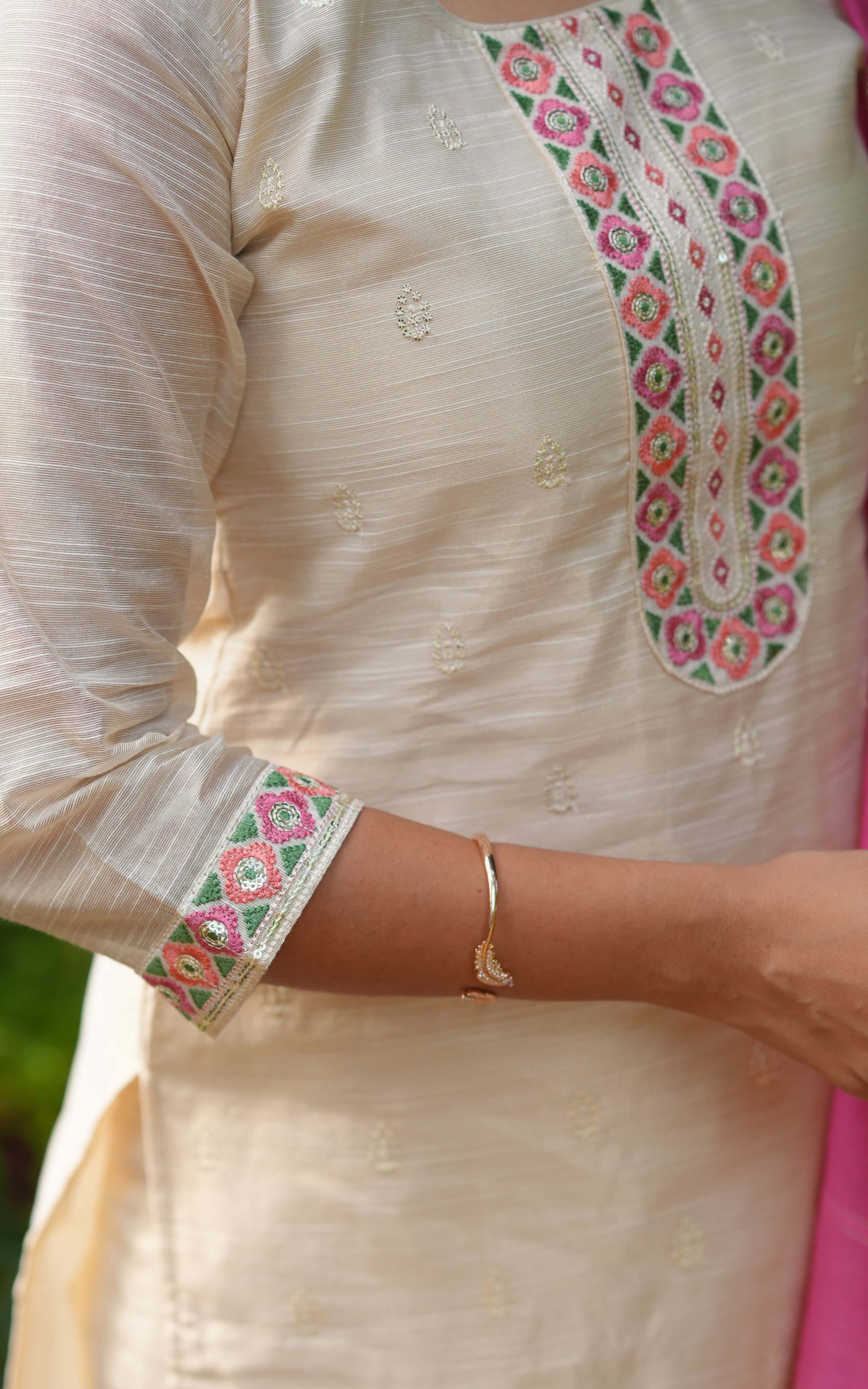 Harita Beige (Kurti+Pant+Dupatta)