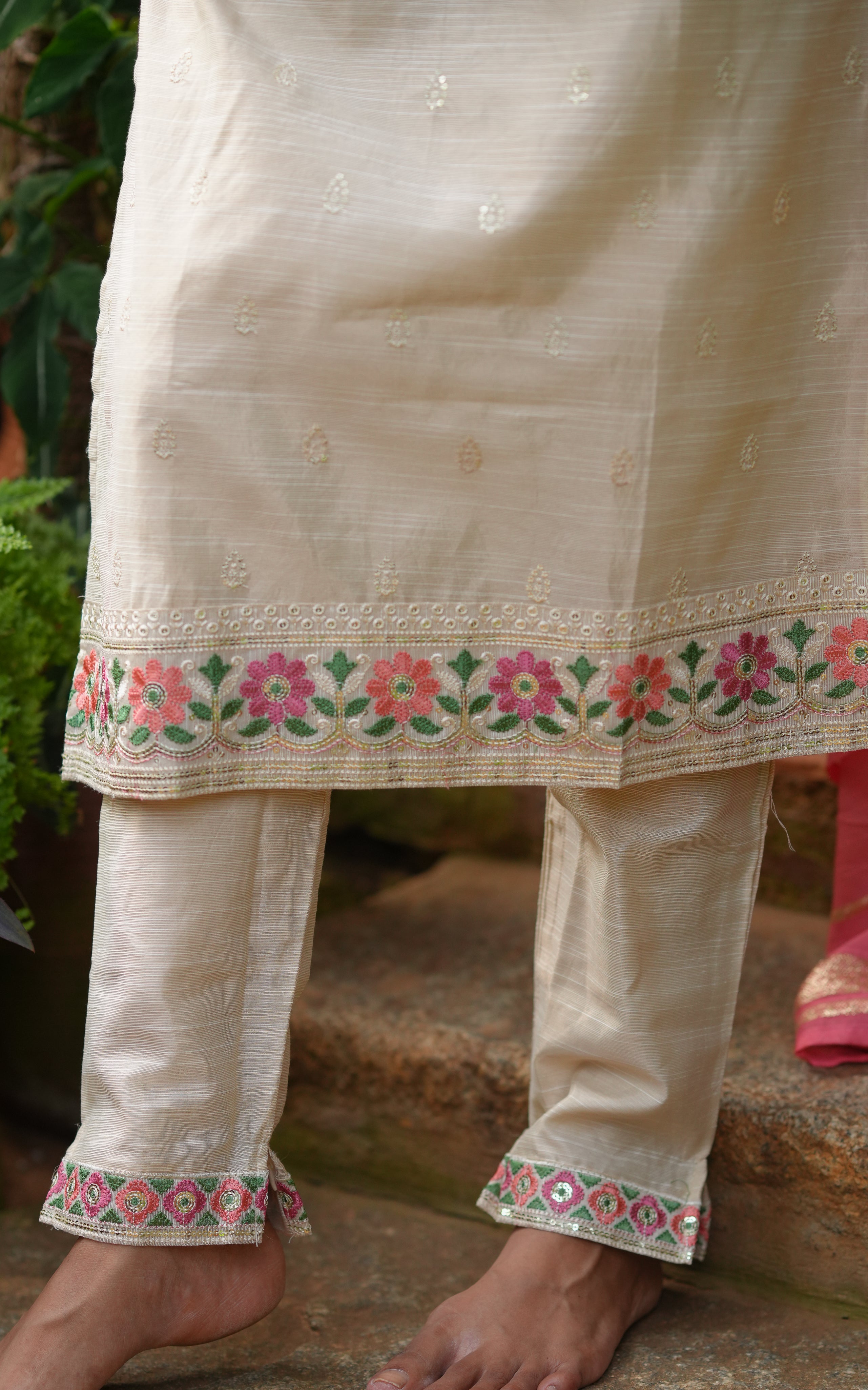 Harita Beige (Kurti+Pant+Dupatta)